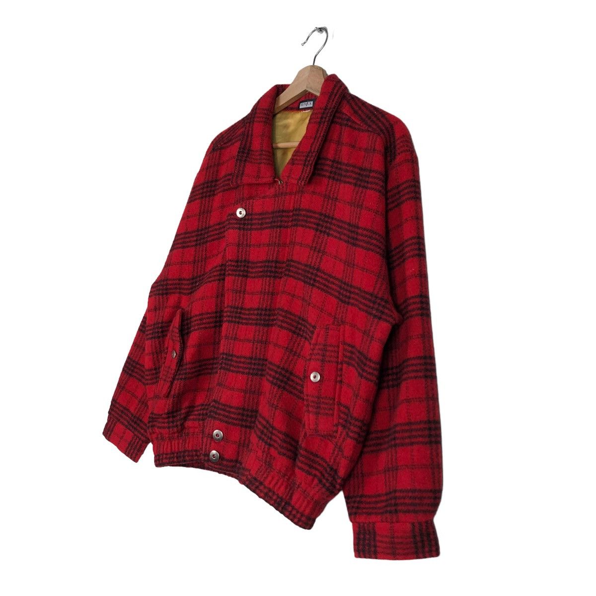 Japanese Brand 🔥VINTAGE CHECK TARTAN WOOL BOMBER JACKET REMICK ISSEY MIYAK Size US M / EU 48-50 / 2 - 2 Thumbnail