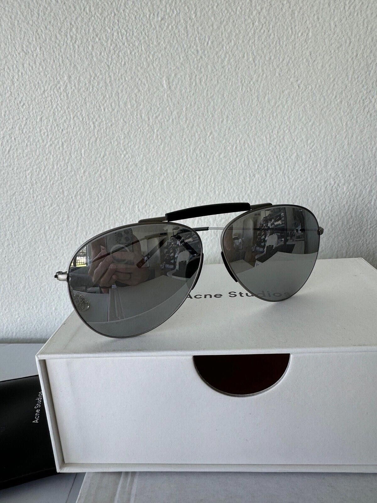 Acne Studios New Acne Studios sunglasses glasses mens howard silver black Size ONE SIZE - 1 Thumbnail