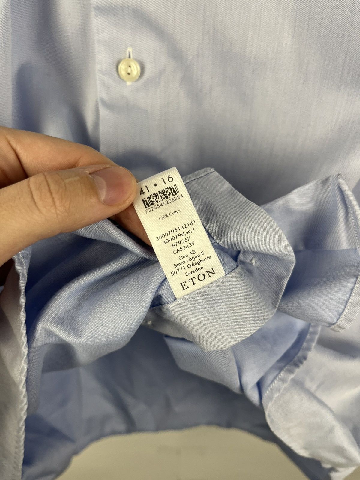 Eton Eton Luxury Cotton Classic Long Sleeve Shirt Button Up Size US L / EU 52-54 / 3 - 8 Thumbnail