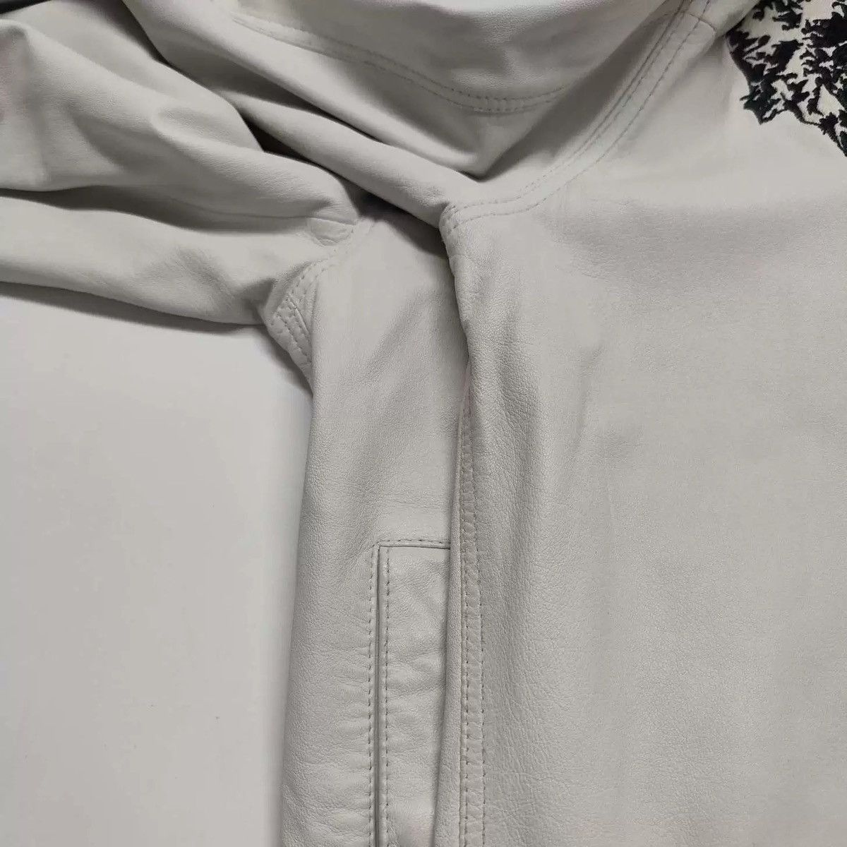 Dior Dior Homme 05ss White Lambskin Three Wolf Leather Jacket Size US M / EU 48-50 / 2 - 19 Thumbnail