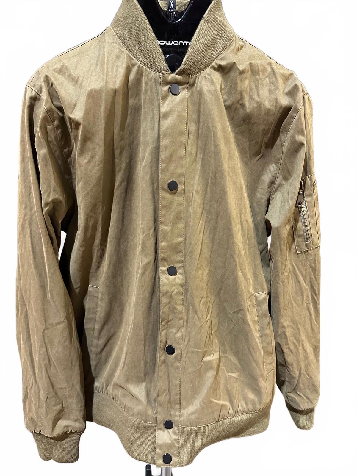 Comune Comune Olive Bomber Jacket Men’s Medium Snap Front Military Size US L / EU 52-54 / 3 - 1 Thumbnail
