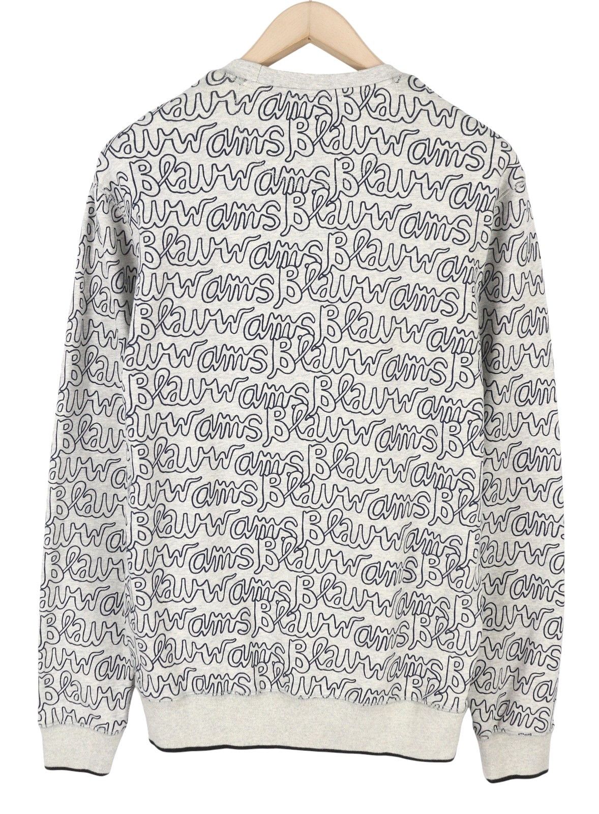 Scotch & Soda M Grey Melange Logo Print Sweatshirt 88553 Size US M / EU 48-50 / 2 - 2 Thumbnail