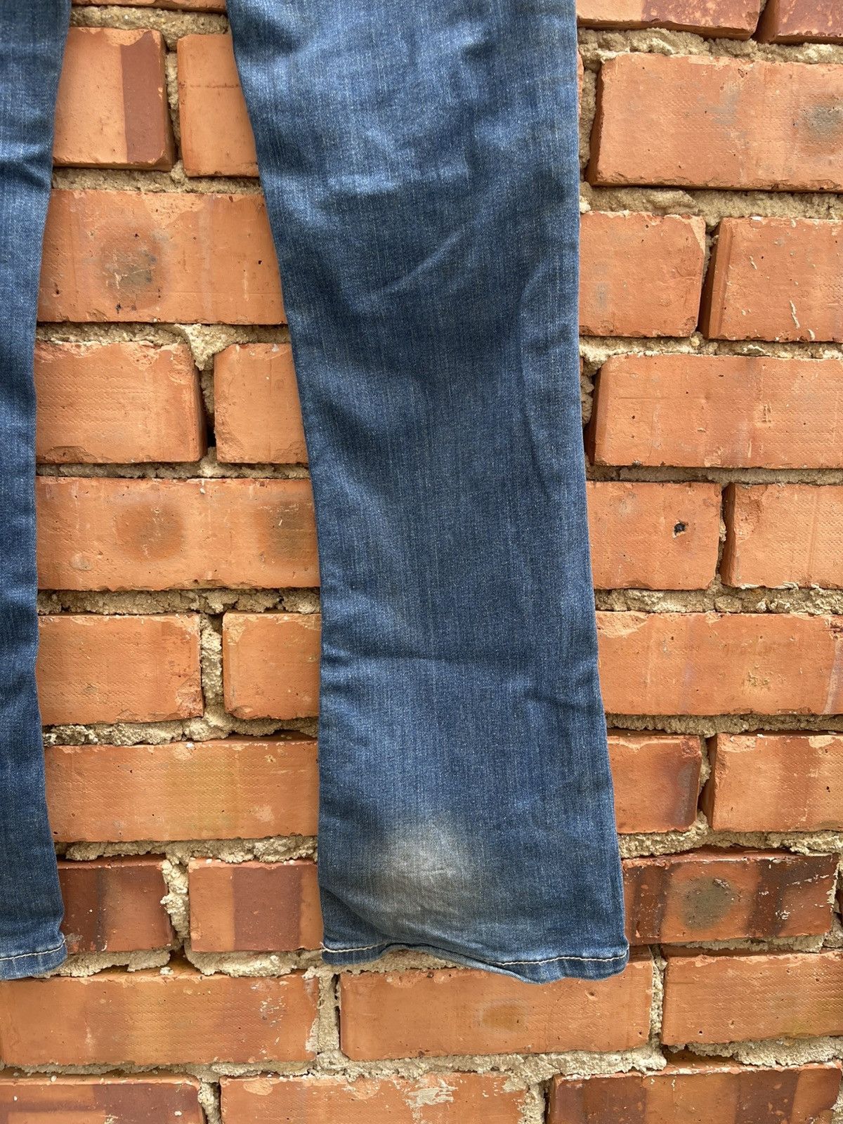 Levi's M Levi’s Flared Bootcut Demi Curve Denim Jeans dirty look Size 28" / US 6 / IT 42 - 6 Thumbnail