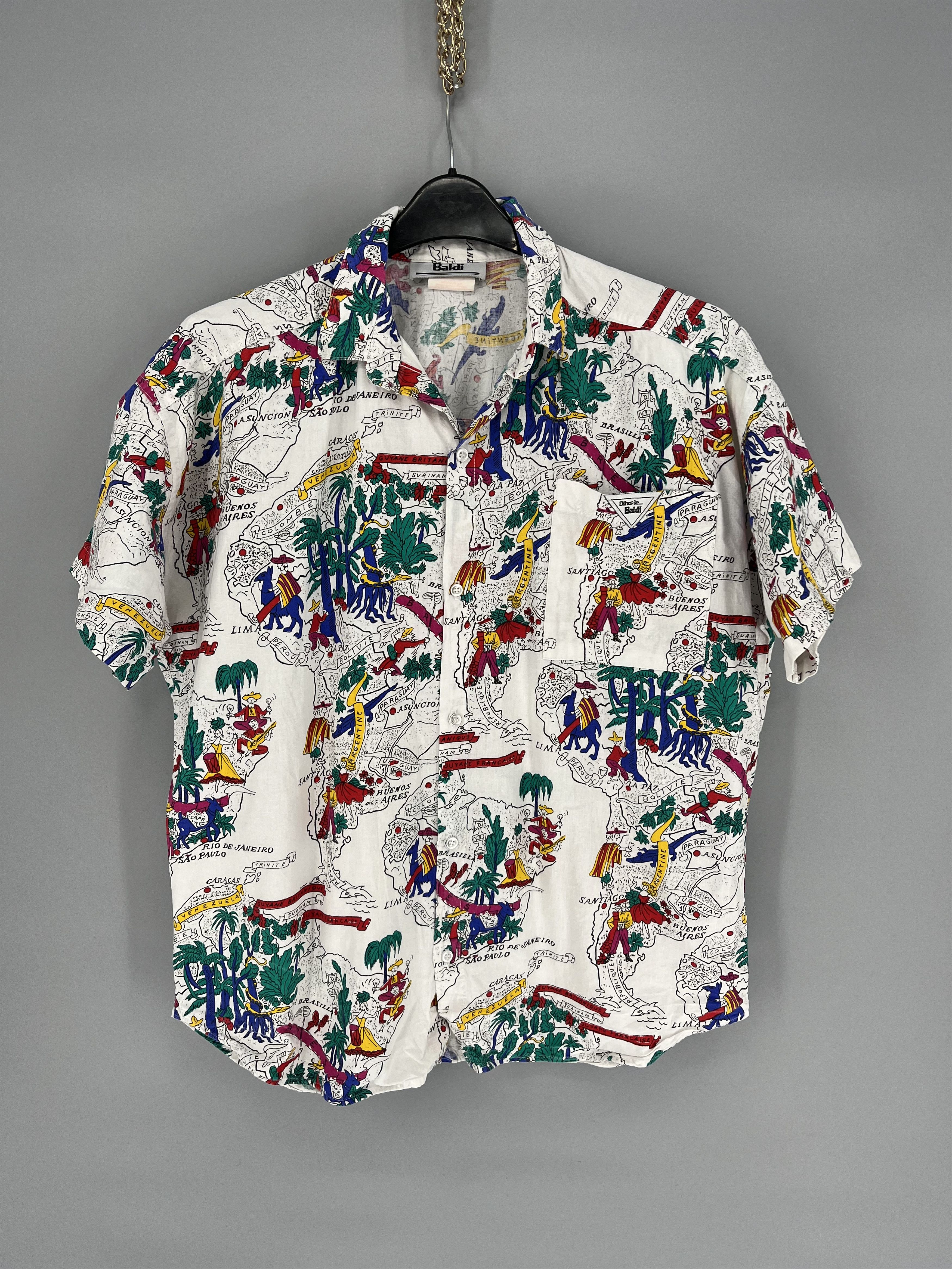 Other Mens Vintage Crazy Shirt BALI Indonesia Hawaiian Size L Size US L / EU 52-54 / 3 - 2 Thumbnail