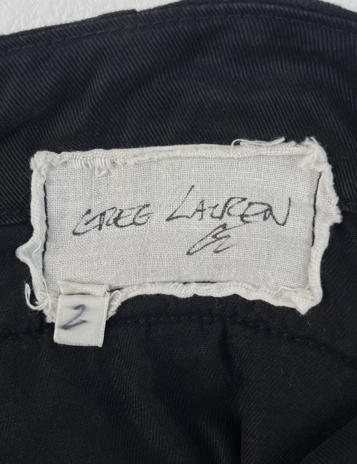 Greg Lauren Greg Lauren GL Waffle Panel Side Stripe Drawstring Pants Size US 32 / EU 48 - 5 Thumbnail