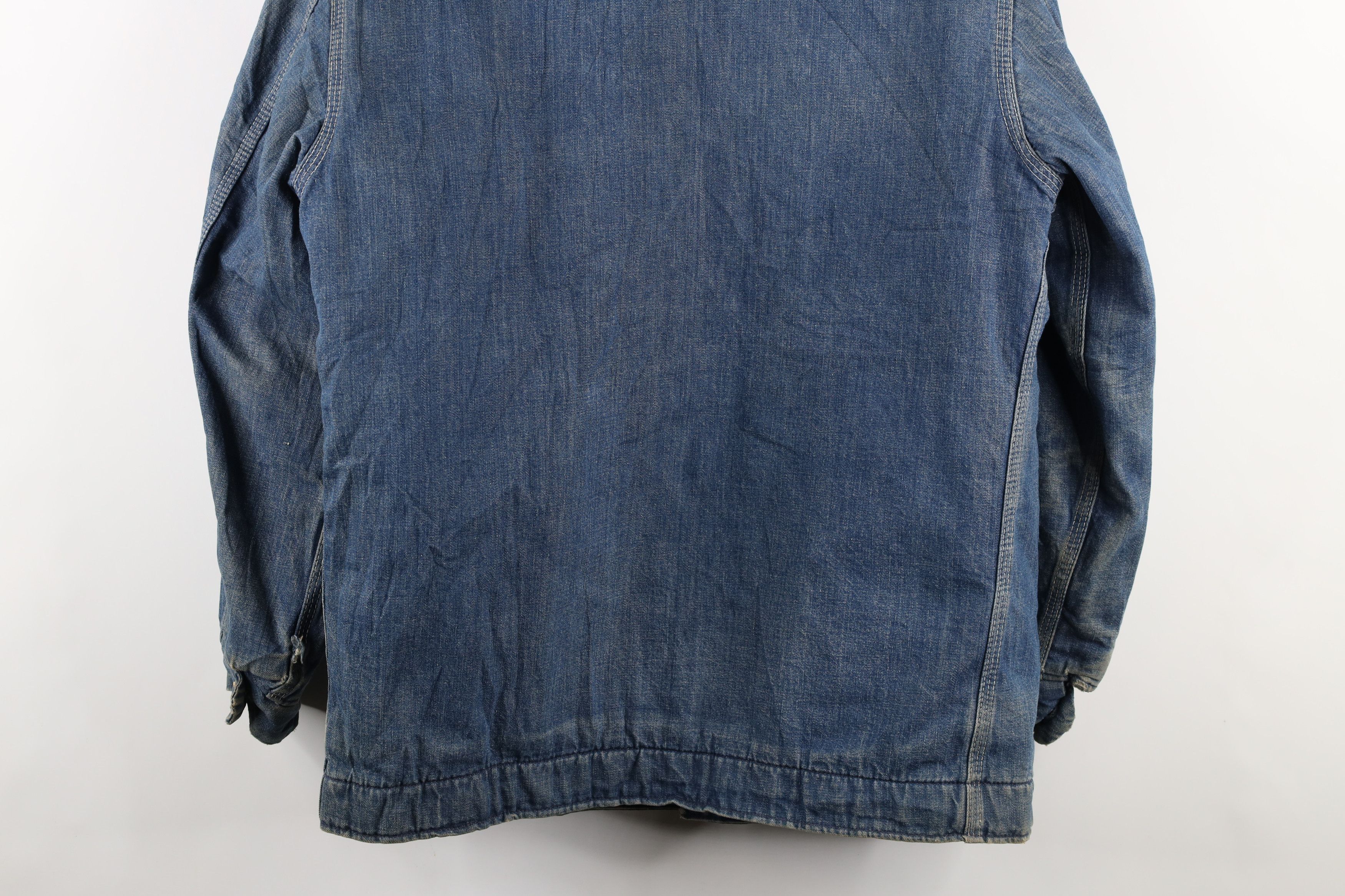 Vintage Vintage 70s Streetwear Lined Denim Chore Barn Jacket USA Size US M / EU 48-50 / 2 - 17 Thumbnail