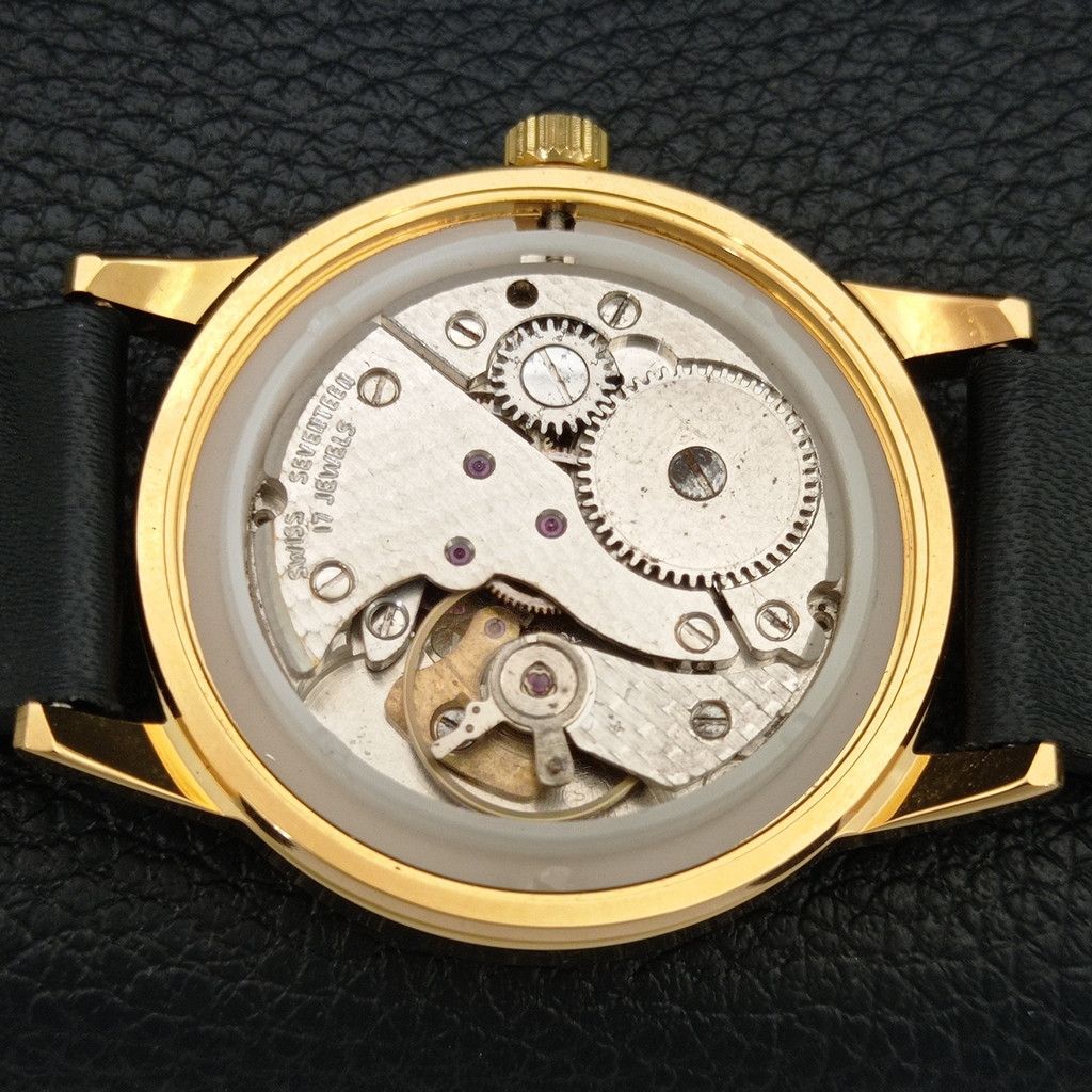 Other VINTAGE MONTINE HAND-WINDING SWISS MENS SILVER WATCH a444156 Size 38 - 9 Thumbnail