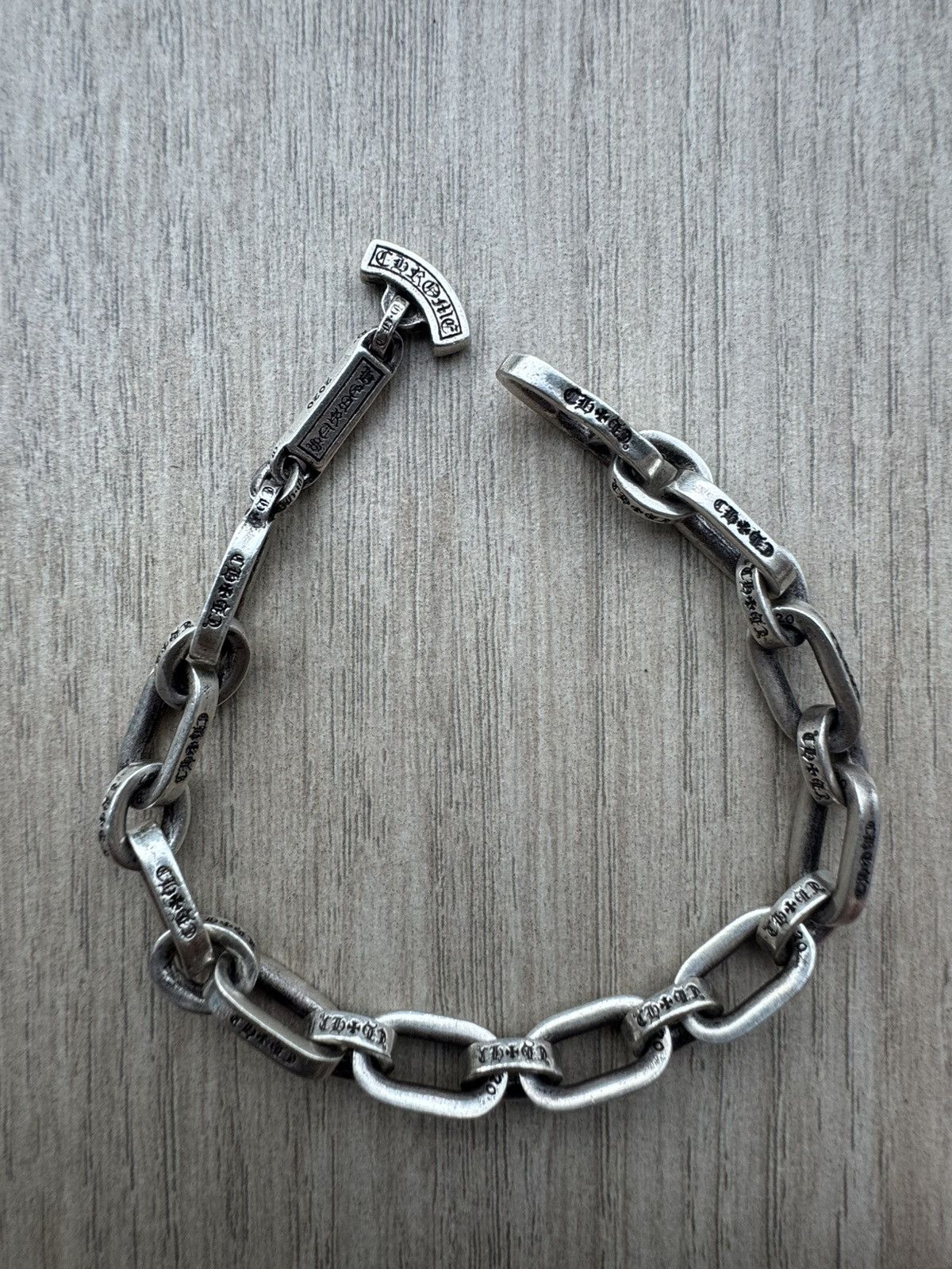 Chrome Hearts *RARE* T Link Paper Chain Bracelet Size ONE SIZE - 1 Thumbnail