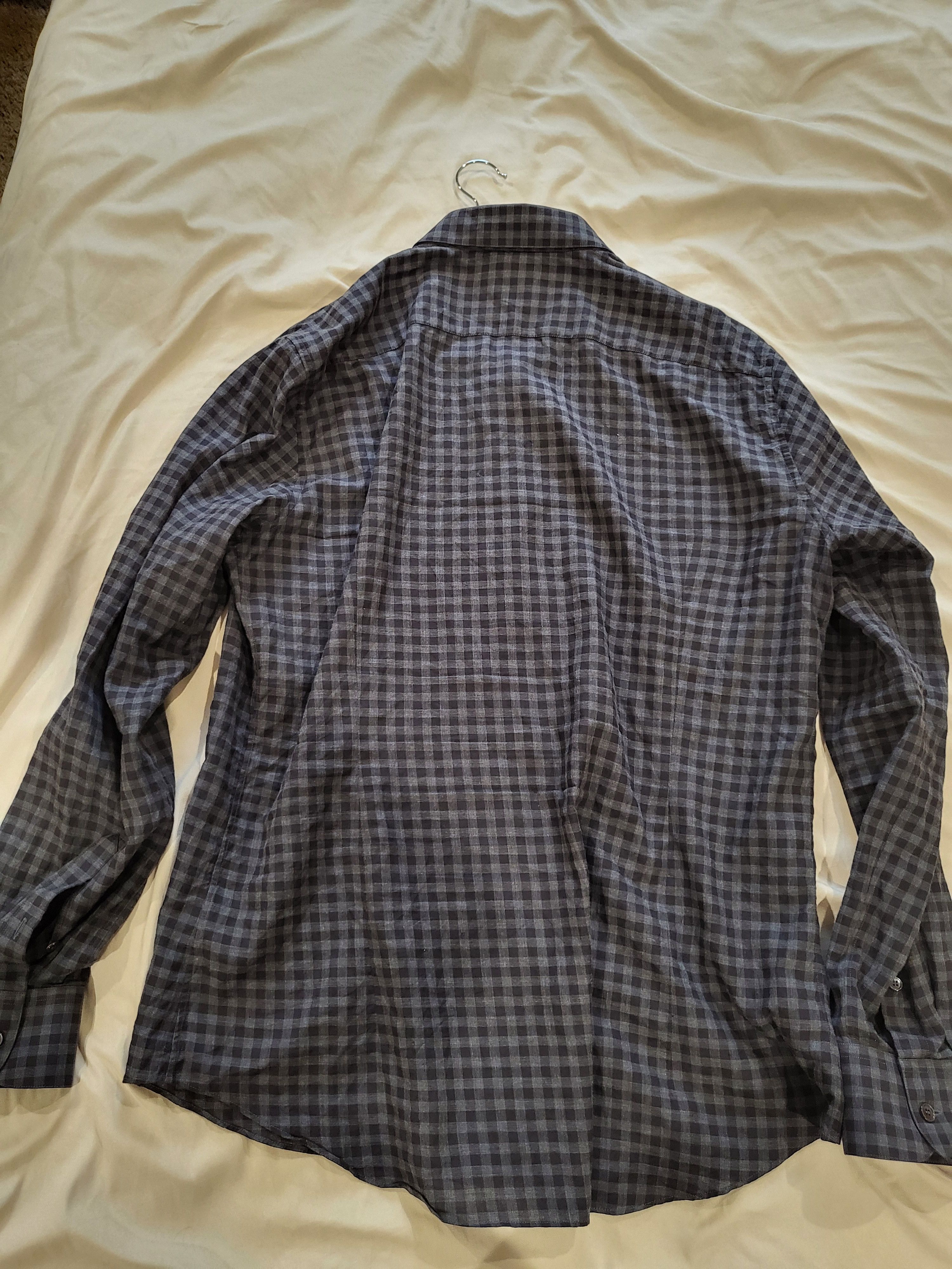 Salvatore Ferragamo Salvatore Ferragamo Logo Button Up Shirt Size US L / EU 52-54 / 3 - 6 Thumbnail