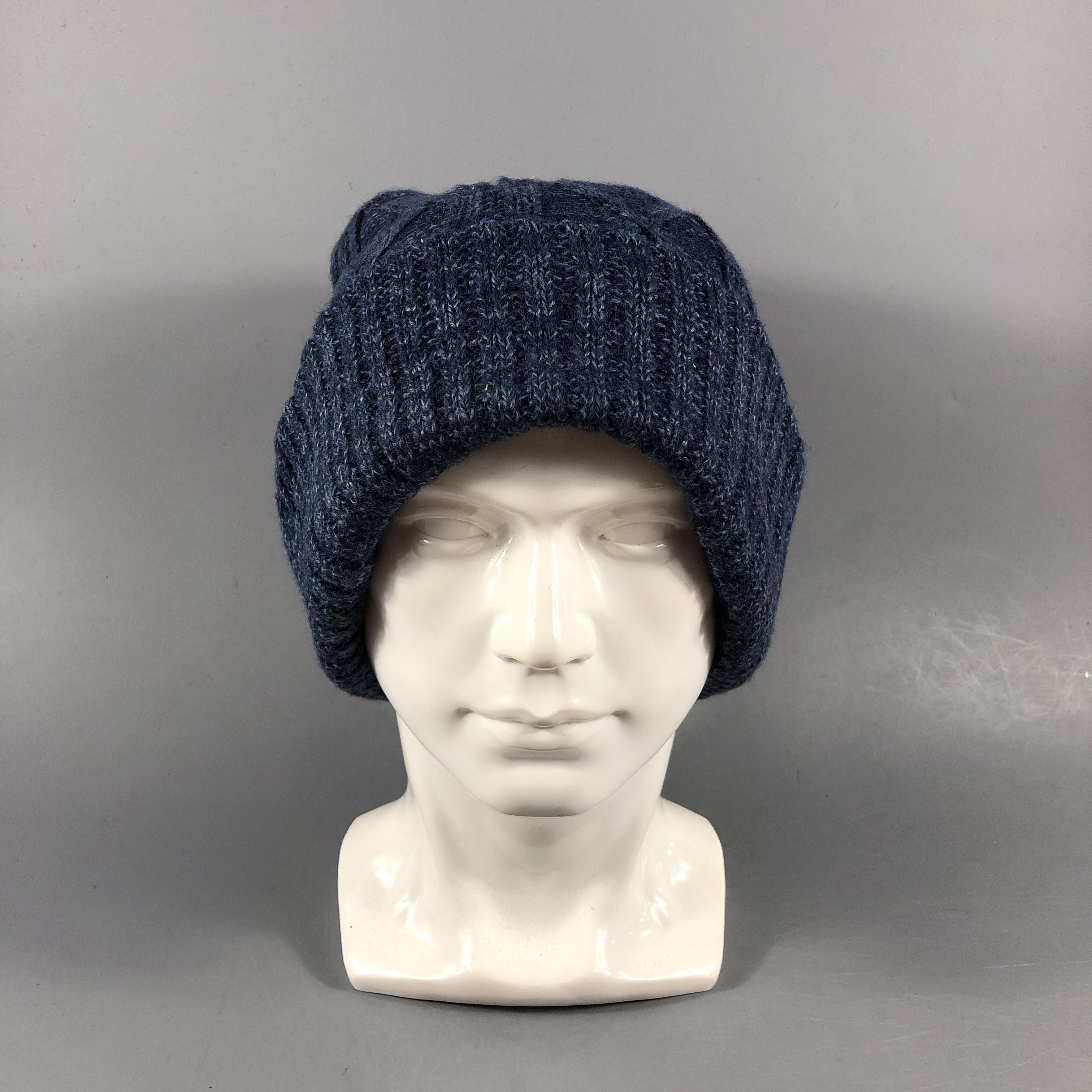 Japanese Brand Unknown Cable Knit Wool Beanie Snowcap Snow Hat B977 Size ONE SIZE - 1 Thumbnail