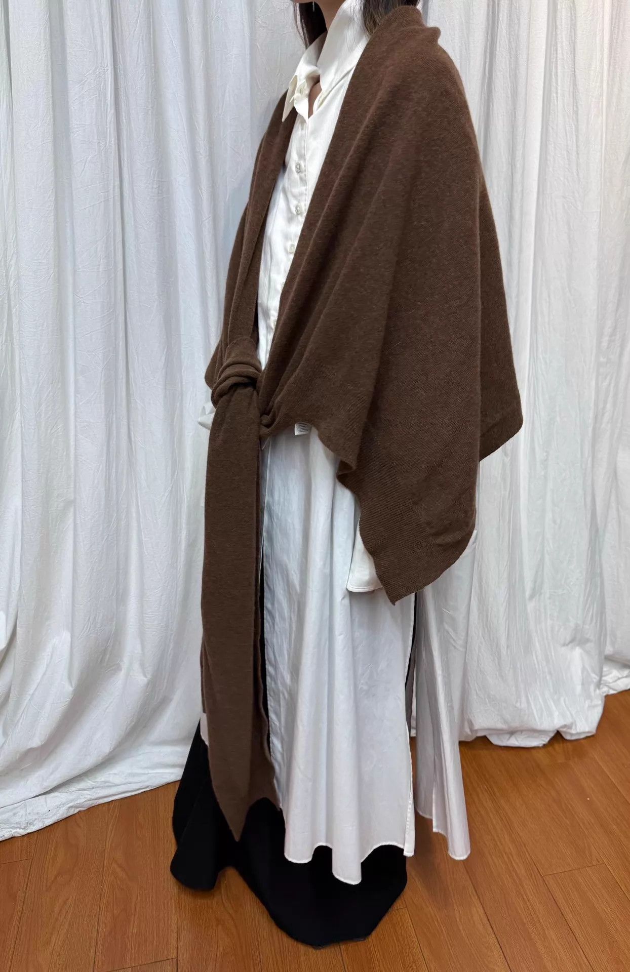Lemaire Lemaire Knitted Wool Scarf Shawl Size ONE SIZE - 9 Thumbnail