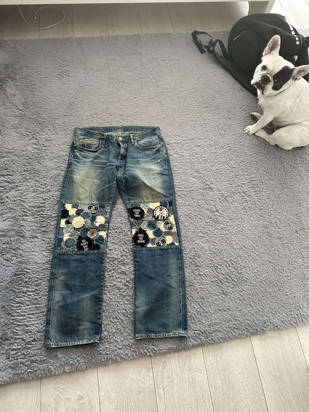 Hysteric Glamour Hysteric glamour patchwork jeans Size US 30 / EU 46 - 1 Thumbnail