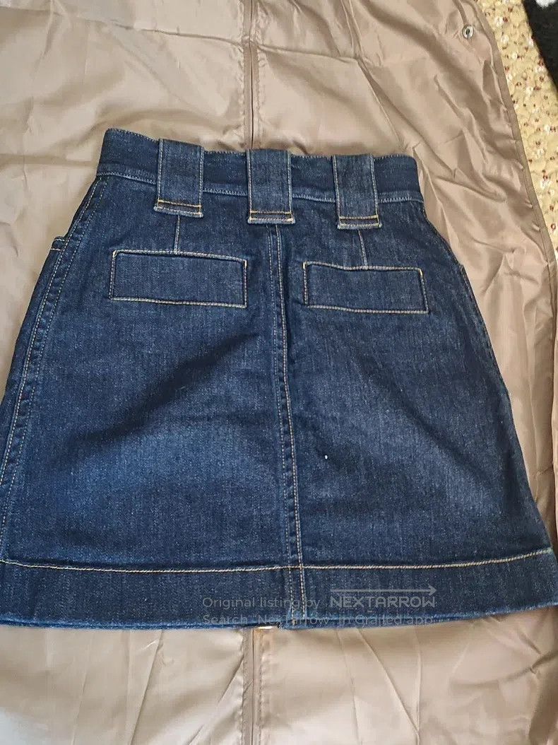 Louis Vuitton Louis Vuitton denim Skirt Size 33" - 3 Thumbnail