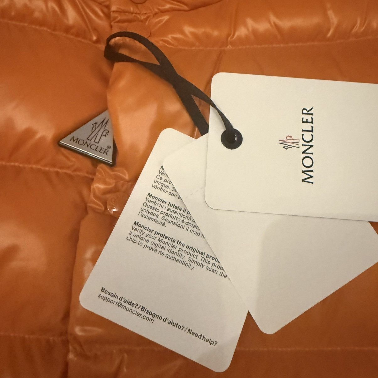 Moncler Moncler TIBB gilet bodywarmer size 2 ORANGE new gui bormes Size US M / EU 48-50 / 2 - 4 Thumbnail
