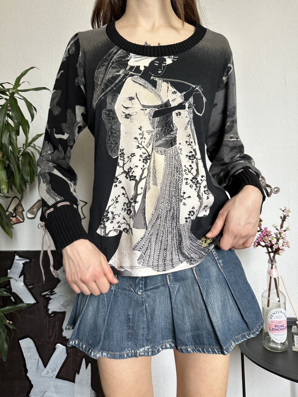 Desigual × Japanese Brand × Seditionaries Archive Desigual JPG Style Japan Tokyo Abstract Top 90s y2k Size ONE SIZE - 3 Thumbnail