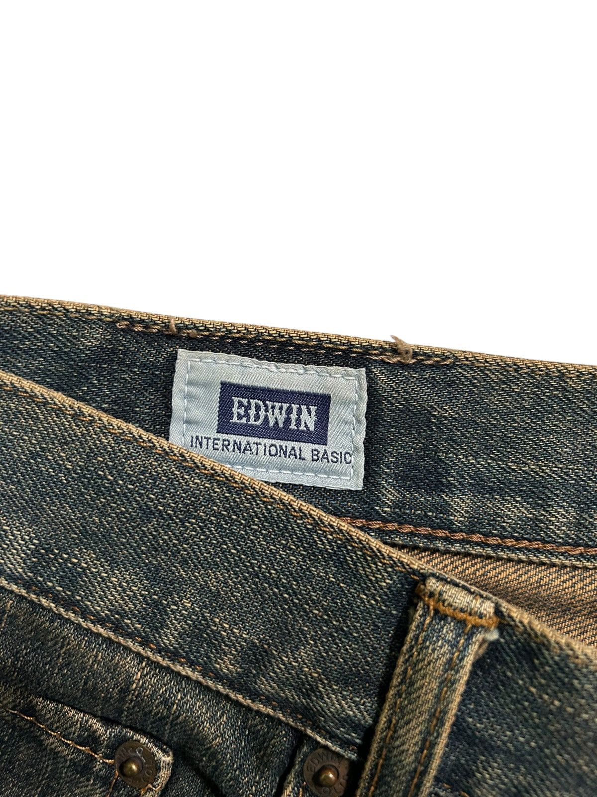 Japanese Brand × Kapital × Vintage Rare Edwin Rusty Rework Insane Custom Denim Jeans Size US 30 / EU 46 - 7 Thumbnail