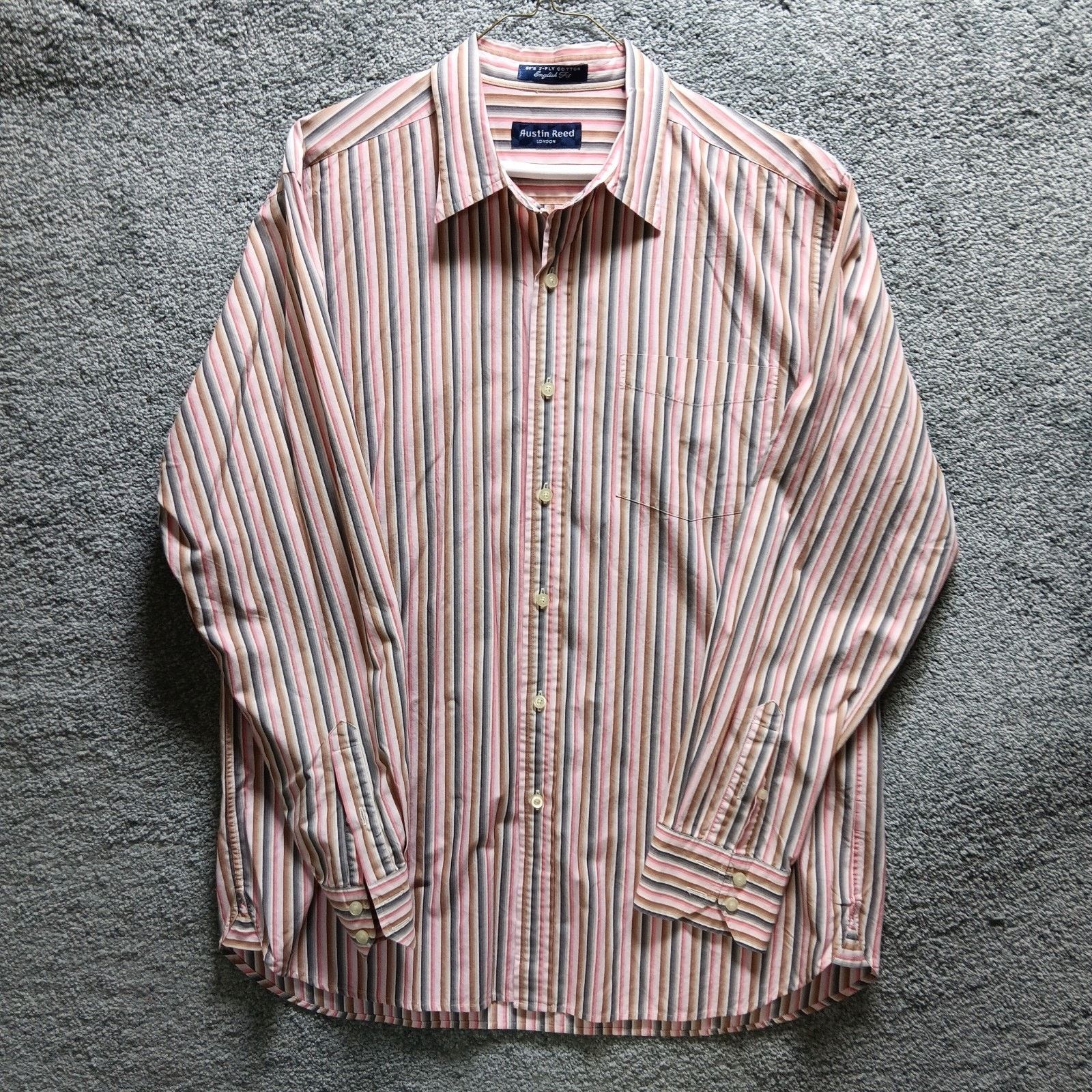 Austin Reed Austin Reed London Men’s English Fit Shirt XL Long Sleeve Size US XL / EU 56 / 4 - 1 Thumbnail