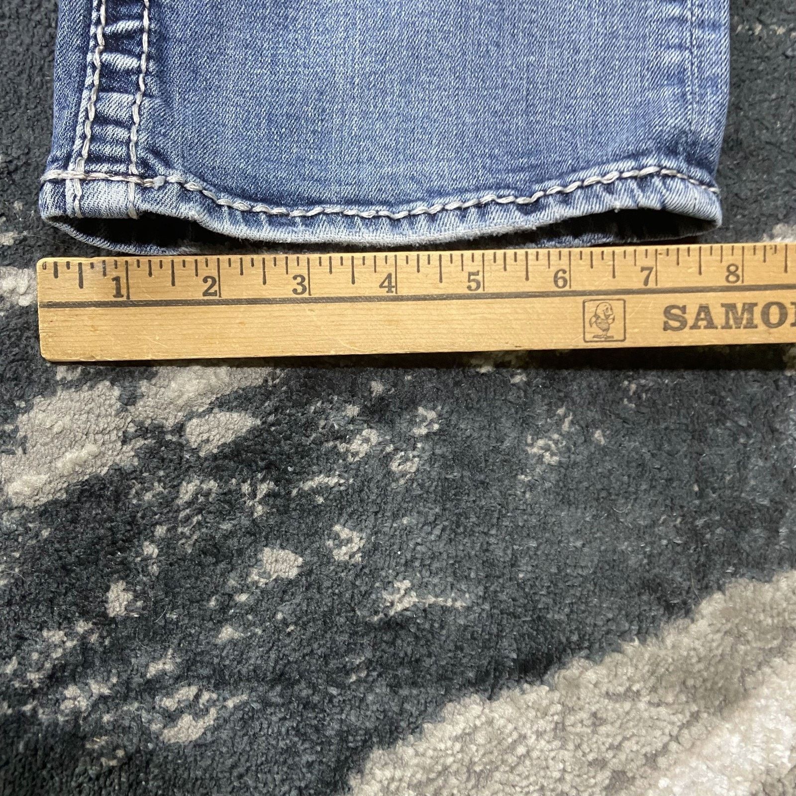 & Other Stories Y2K Vigoss The New York Slim Boot Jeans Womens 9/10 Vintage Size 24" / US 00 / IT 34 - 3 Thumbnail