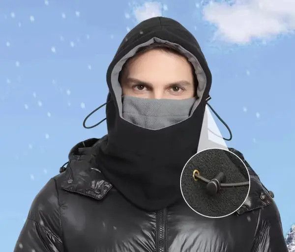 Japanese Brand Black Balaklava Ski Mask Size ONE SIZE - 3 Thumbnail