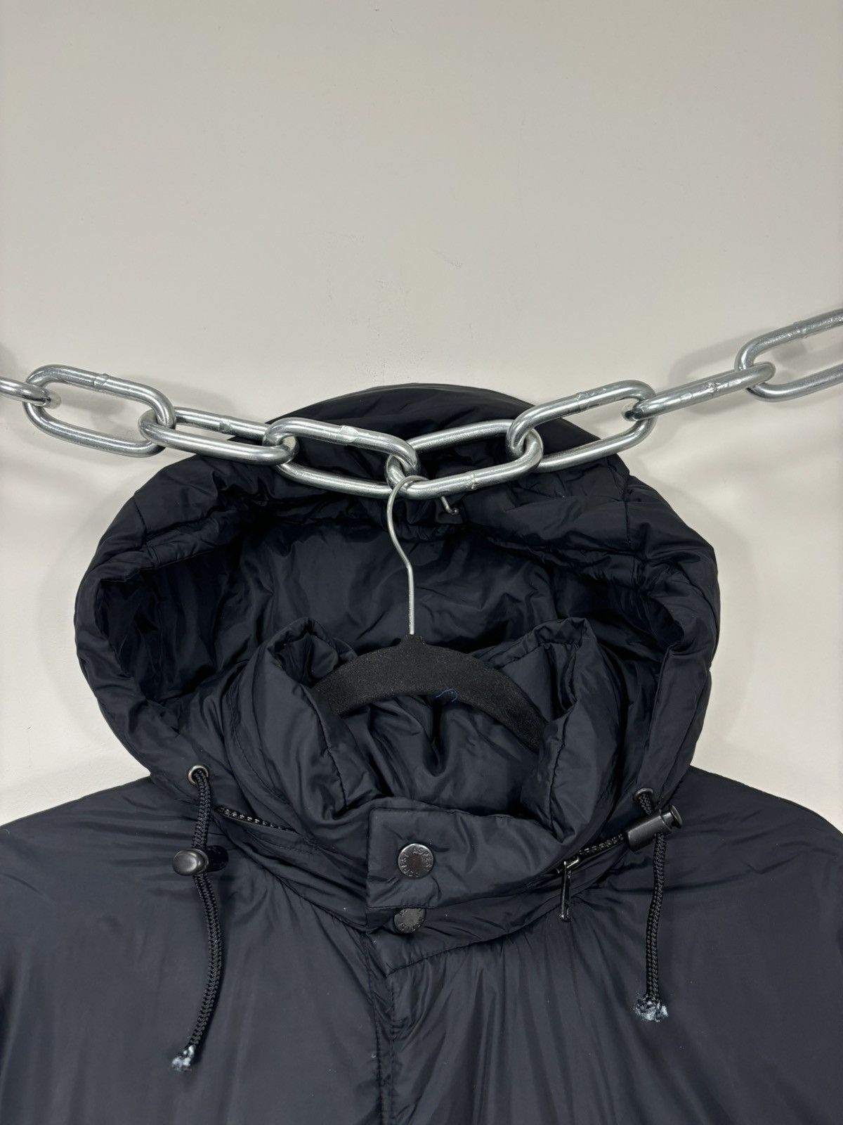 Aspesi Alberto Aspesi Men’s Black Luxury Hooded Puffer Down Jacket Size US S / EU 44-46 / 1 - 7 Thumbnail