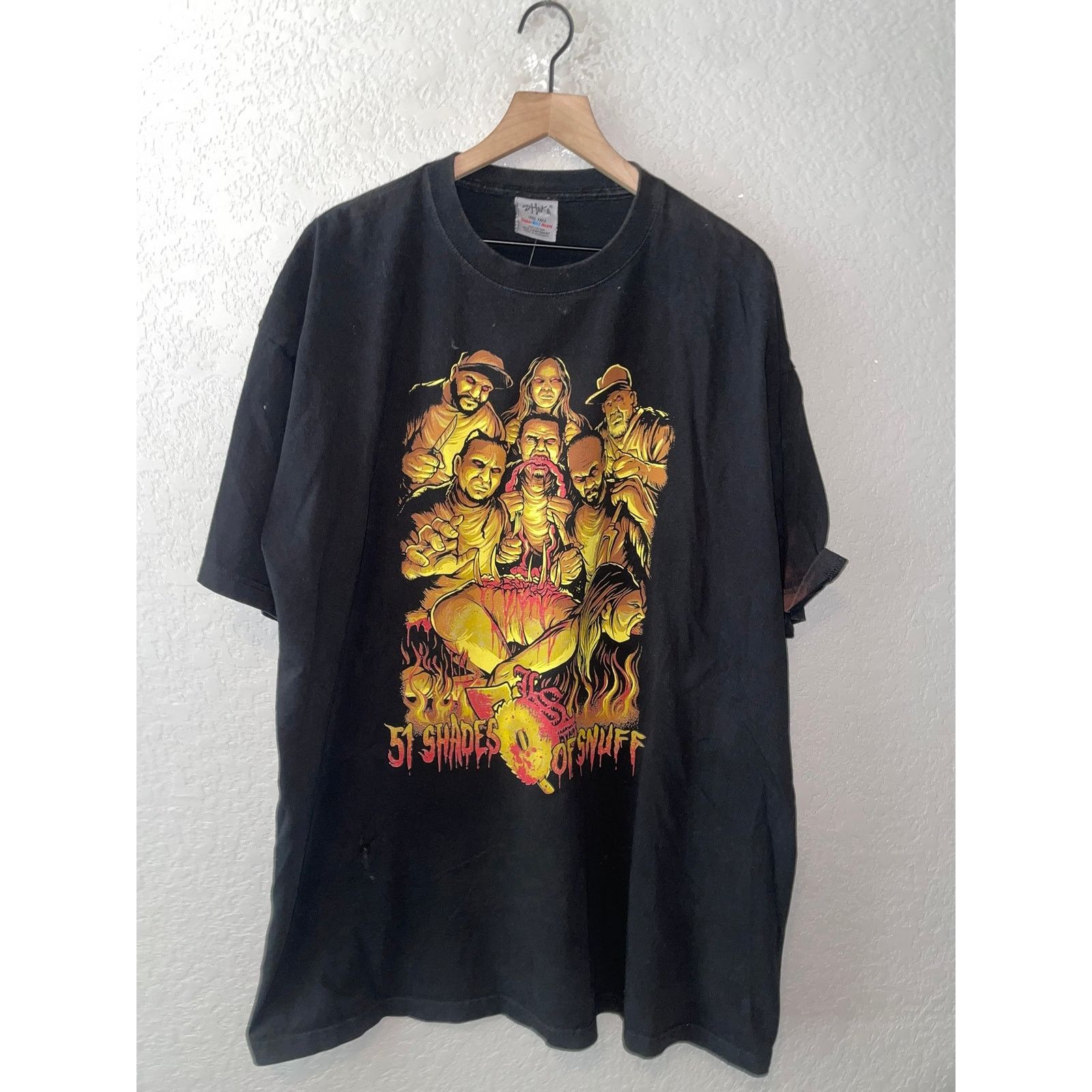 Vintage 51 Shades Of Snuff Shirt JP Tha Hustler Insane Poetry Tee 3X Size US XXL / EU 58 / 5 - 1 Thumbnail