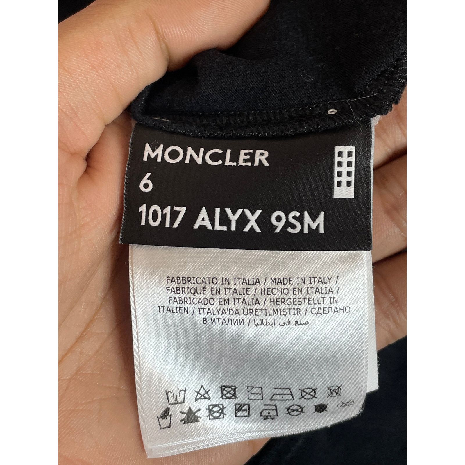 Moncler Moncler Alyx Tee Black Used XXL Size US XXL / EU 58 / 5 - 6 Thumbnail