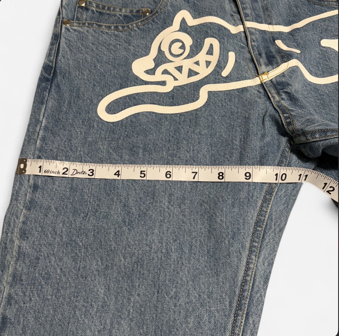 Icecream BBC Ice Cream Washed Blue Jeans S Running Dog Astro Size US 32 / EU 48 - 5 Thumbnail