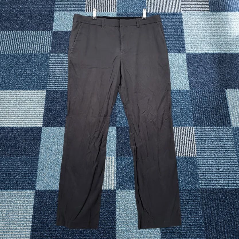 Express Express Pants Mens 34X32 Gray Producer Chino Mid Rise Straight Flat Front Size US 34 / EU 50 - 1 Thumbnail