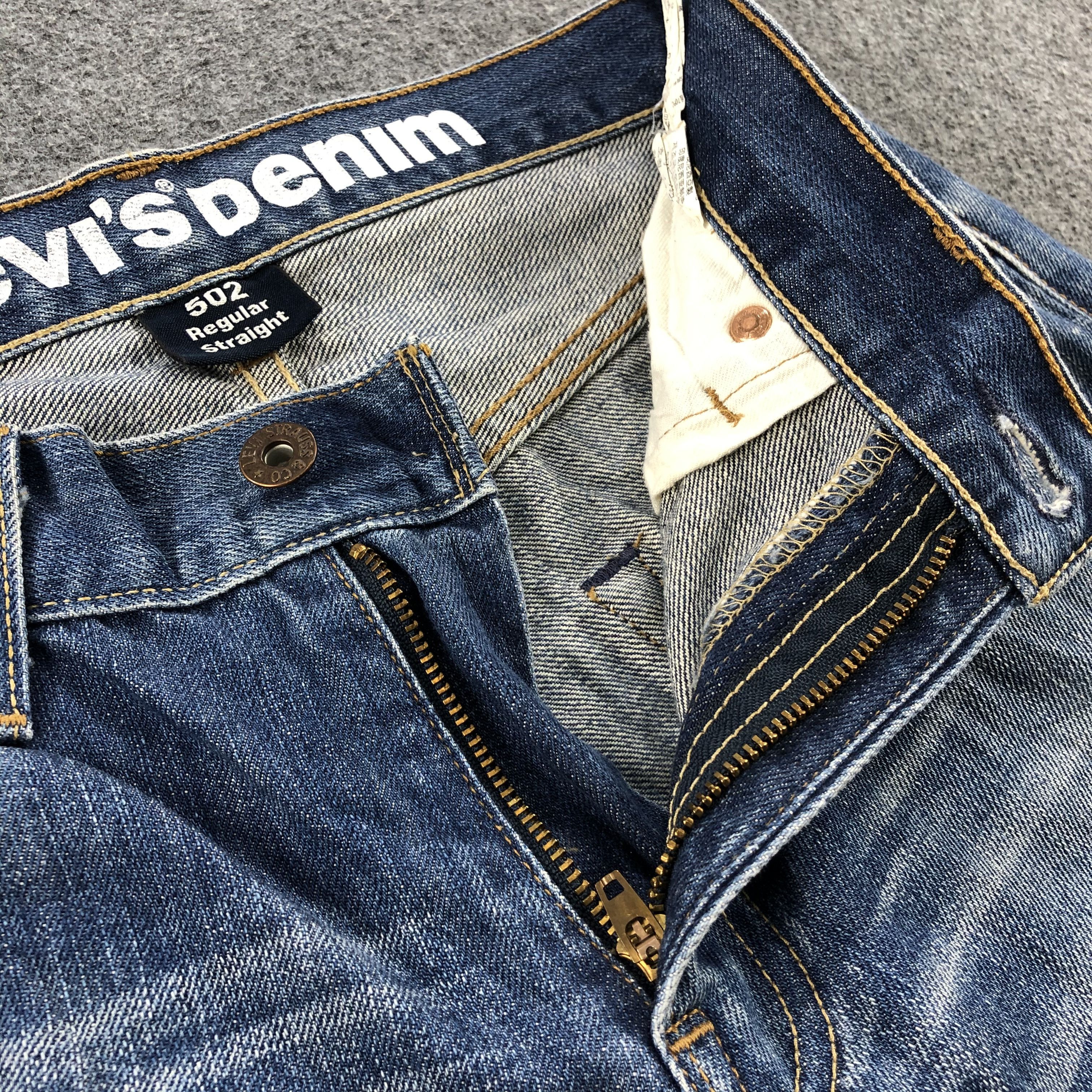 Levi's Stone Wash Vintage Levis 502 Jeans Straight Denim-J1056 Size US 29 - 8 Thumbnail