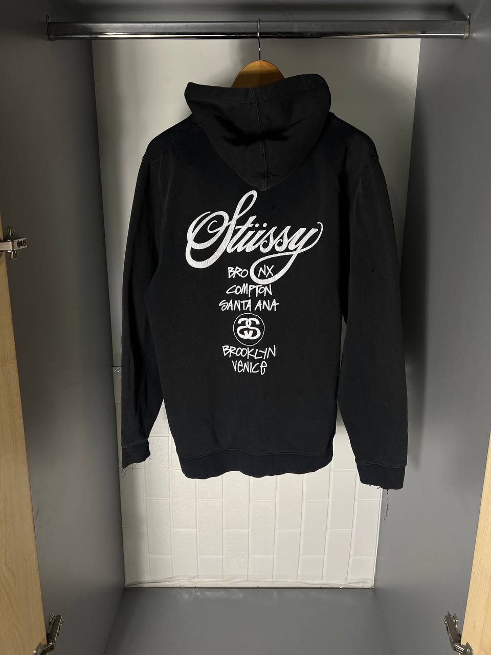Stussy VINTAGE STUSSY ZIP HOODIE JACKET RETRO Y2K SK8 90s Size US XL / EU 56 / 4 - 1 Thumbnail