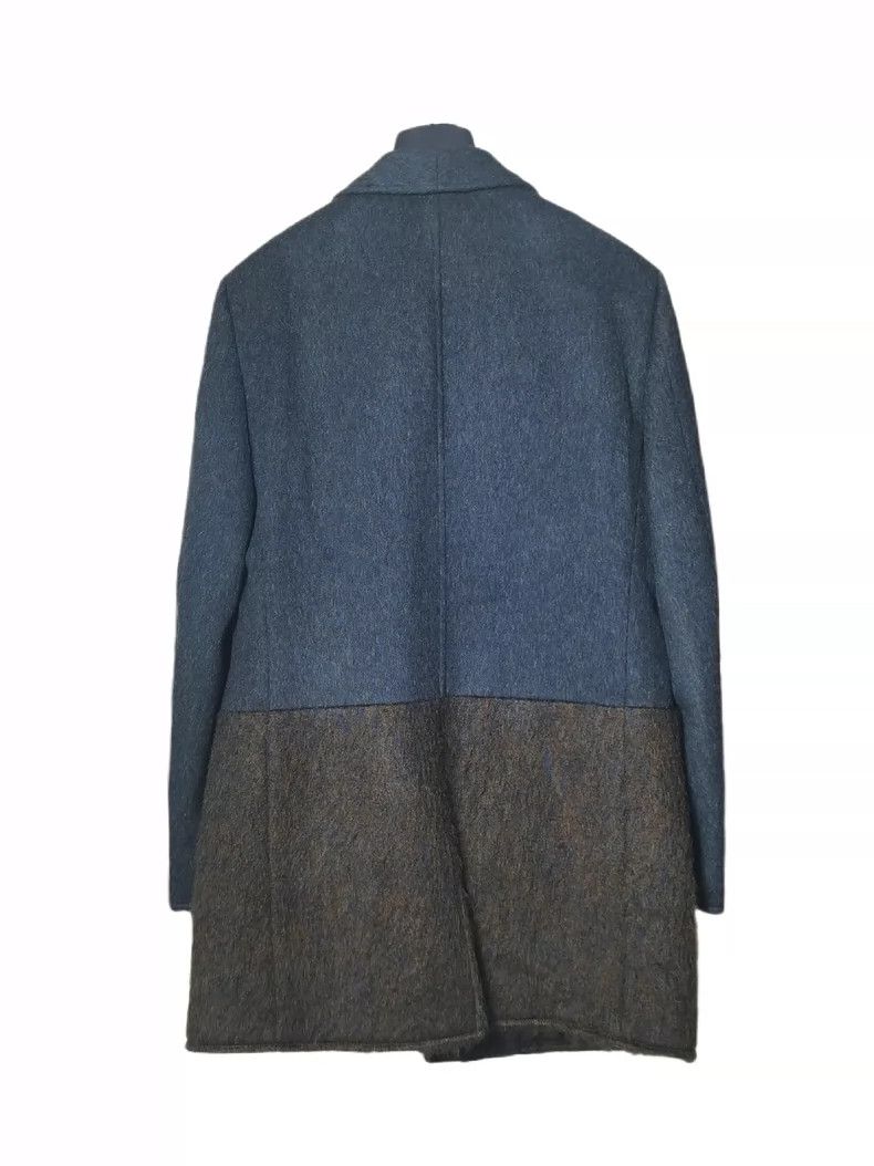 Givenchy Givenchy Wool Mohair Blended Patchwork Coat 2506-Nextarrow Size US L / EU 52-54 / 3 - 3 Thumbnail
