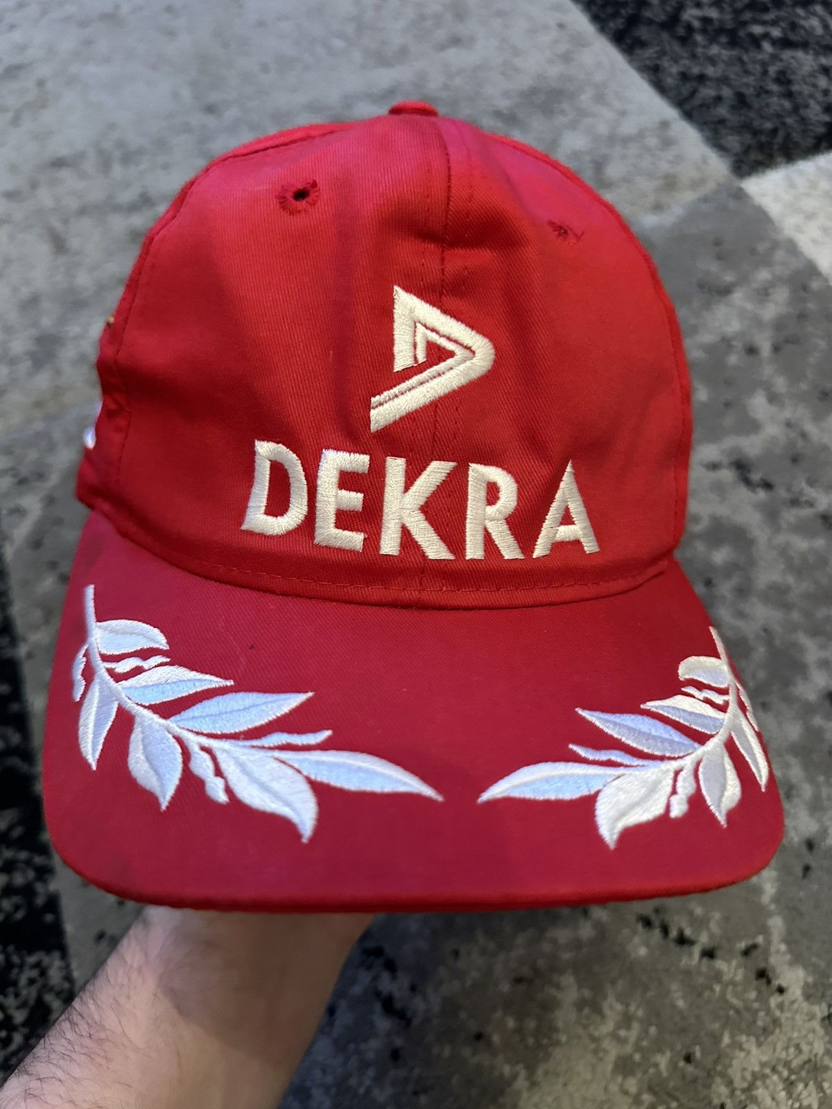Ferrari Rare VTG Ferrari by Michael Schumacher Official Dekra Cap Size ONE SIZE - 5 Thumbnail