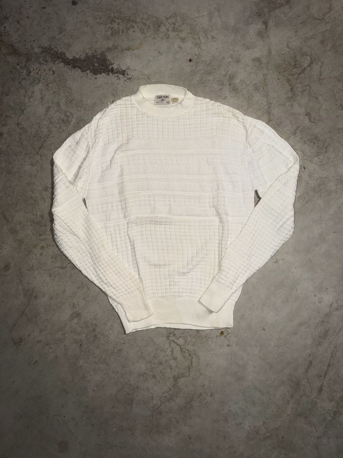 Vintage Vintage 80s Oakton Ltd. Crewneck Knit Sweater Made in USA Size US L / EU 52-54 / 3 - 1 Thumbnail