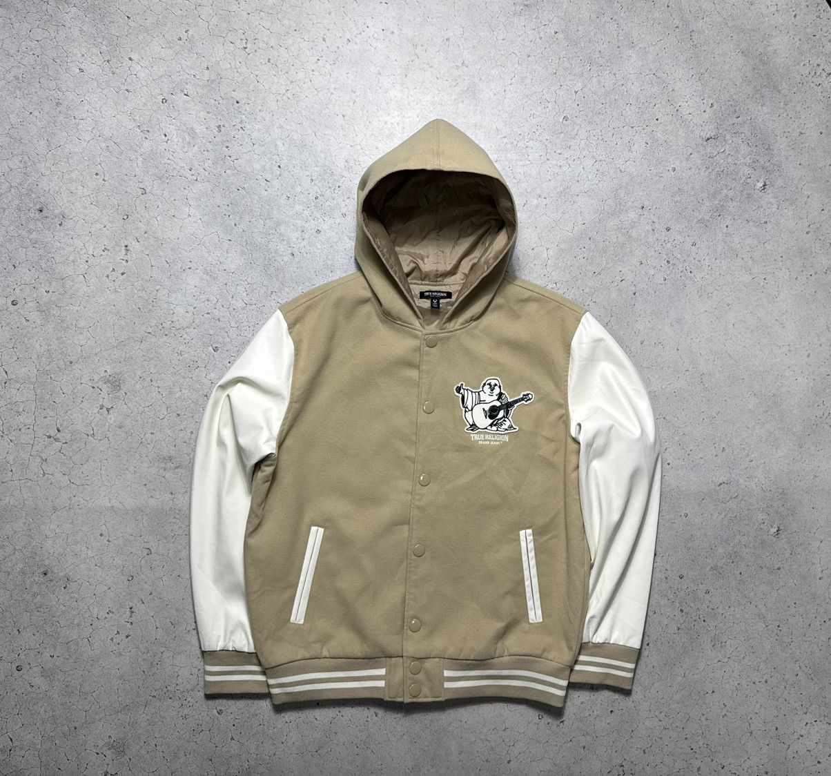 True Religion True Religion Varsity Jacket Bomber Jacket Big Logo Size M Size US M / EU 48-50 / 2 - 1 Thumbnail