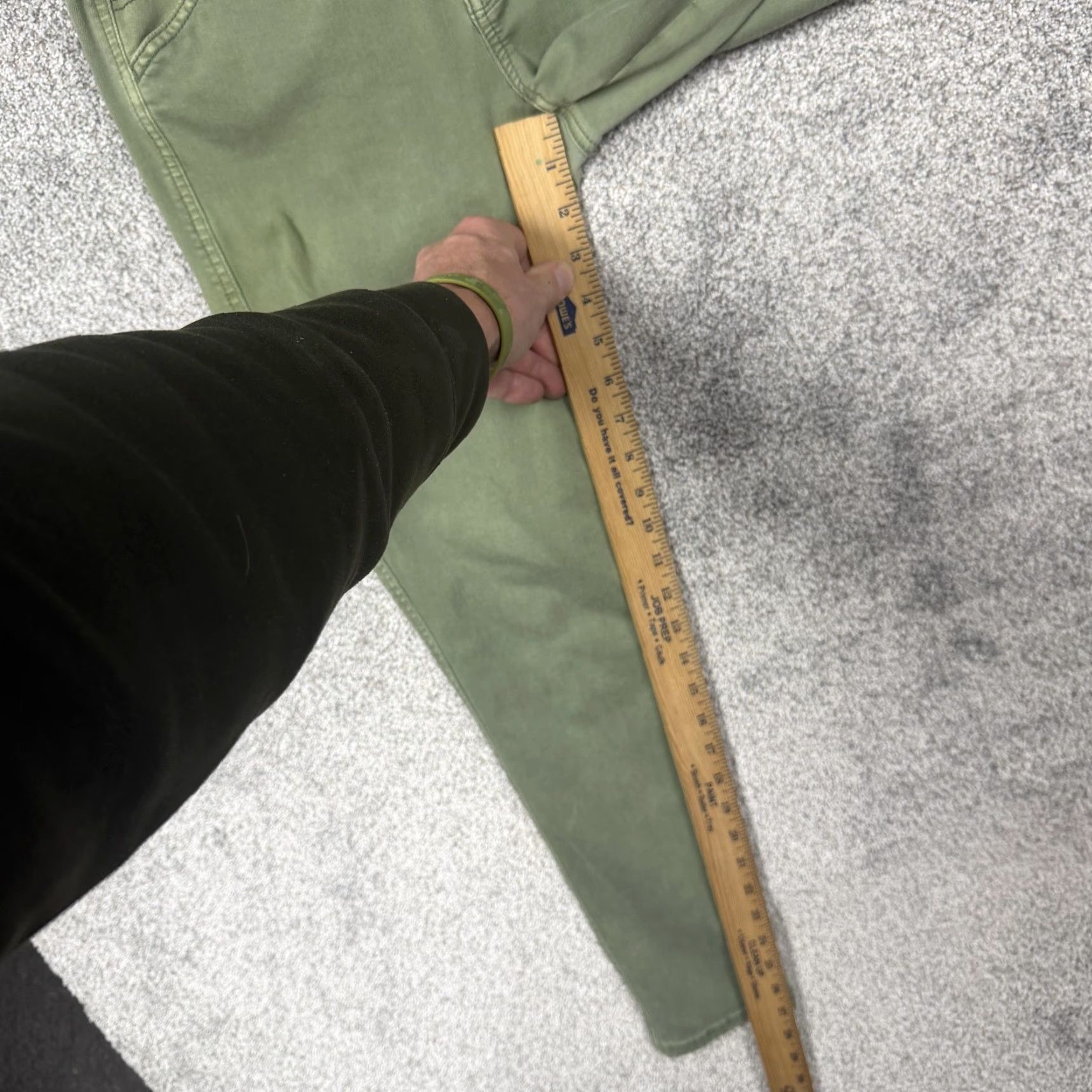 American Eagle Outfitters American Eagle Jeans Womens 8 Green Mid Rise Skinny 29x27 Next Level Stretch Size 30" / US 8 / IT 44 - 4 Thumbnail