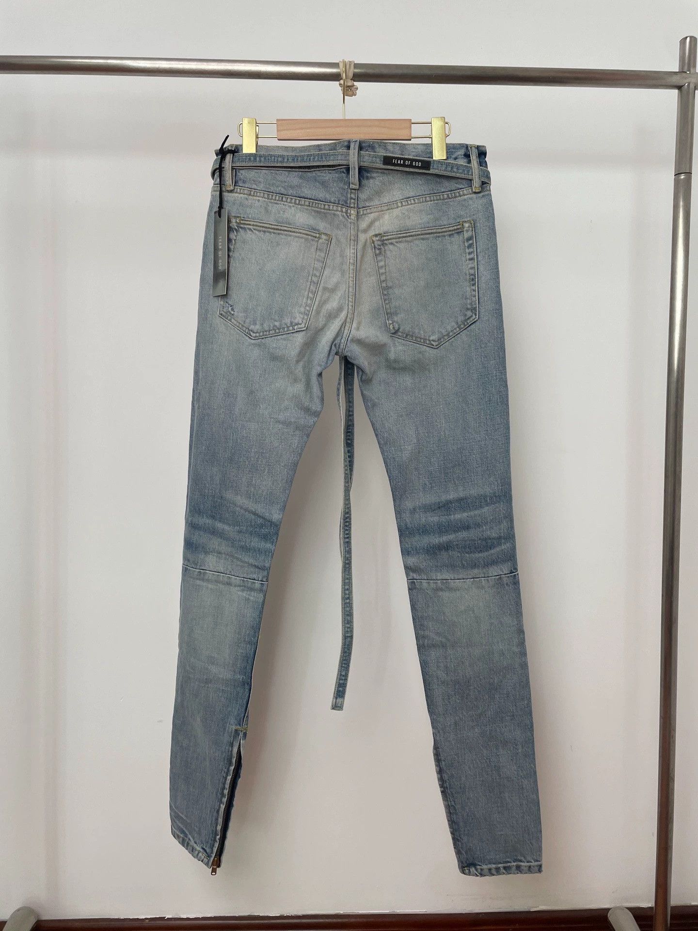 Fear of God Fear of God 6th Season Light Blue Ribbon Jeans 31 Size US 31 - 2 Thumbnail