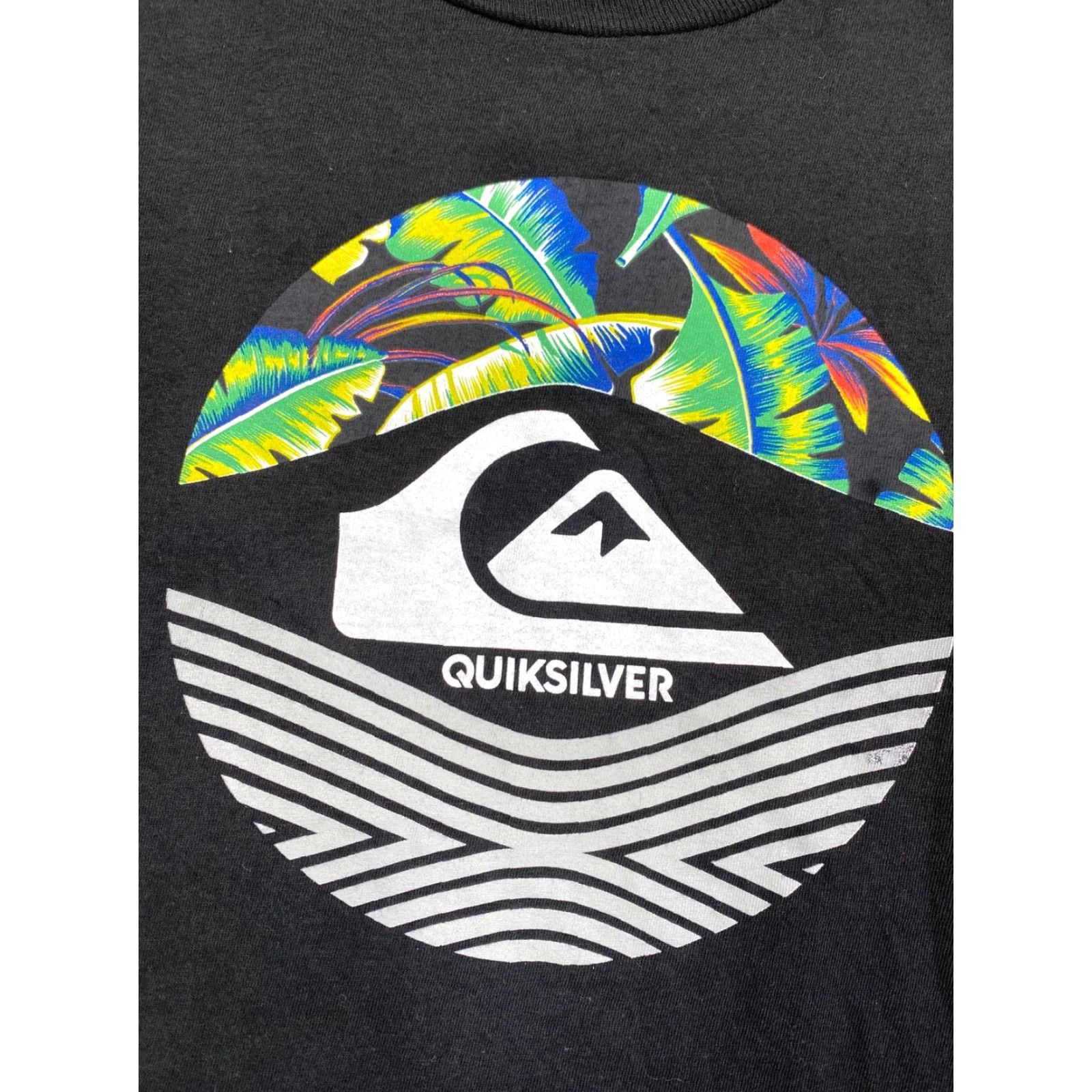 Quiksilver Quiksilver Logo Black T Shirt Short Sleeve XL Men Beach Surf 2765 Size US XL / EU 56 / 4 - 2 Thumbnail
