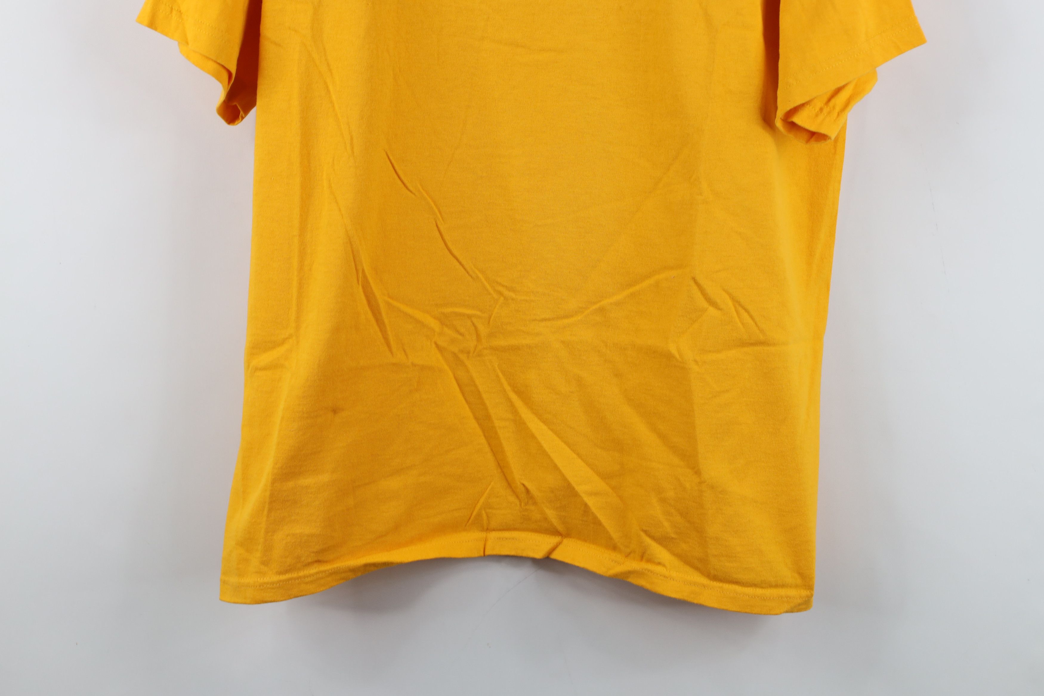 Vintage Vintage 90s Boise Marketing Services T-Shirt Yellow USA Size US L / EU 52-54 / 3 - 3 Thumbnail