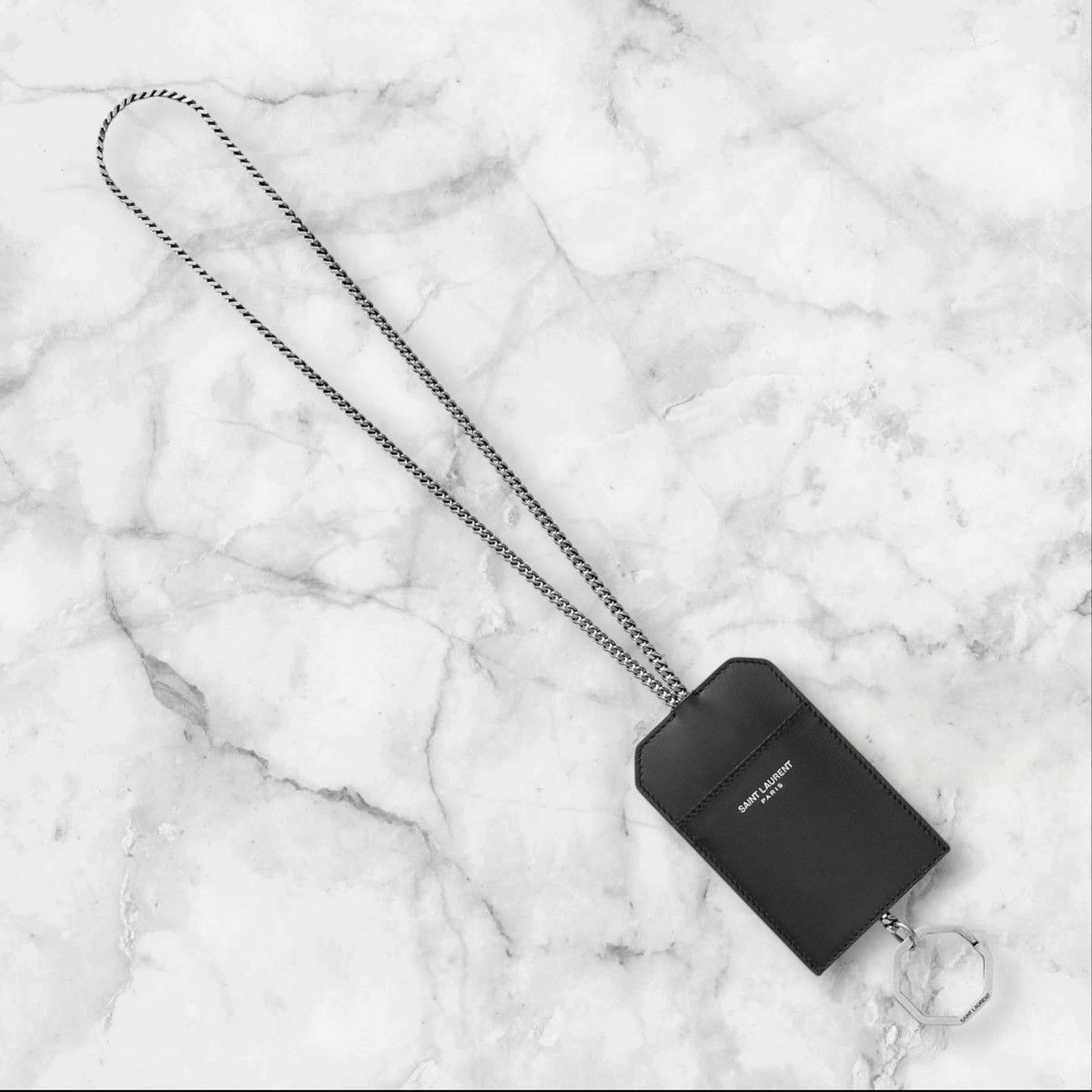 Saint Laurent Paris Saint Laurent Card Key Ring Necklace Size ONE SIZE - 2 Thumbnail