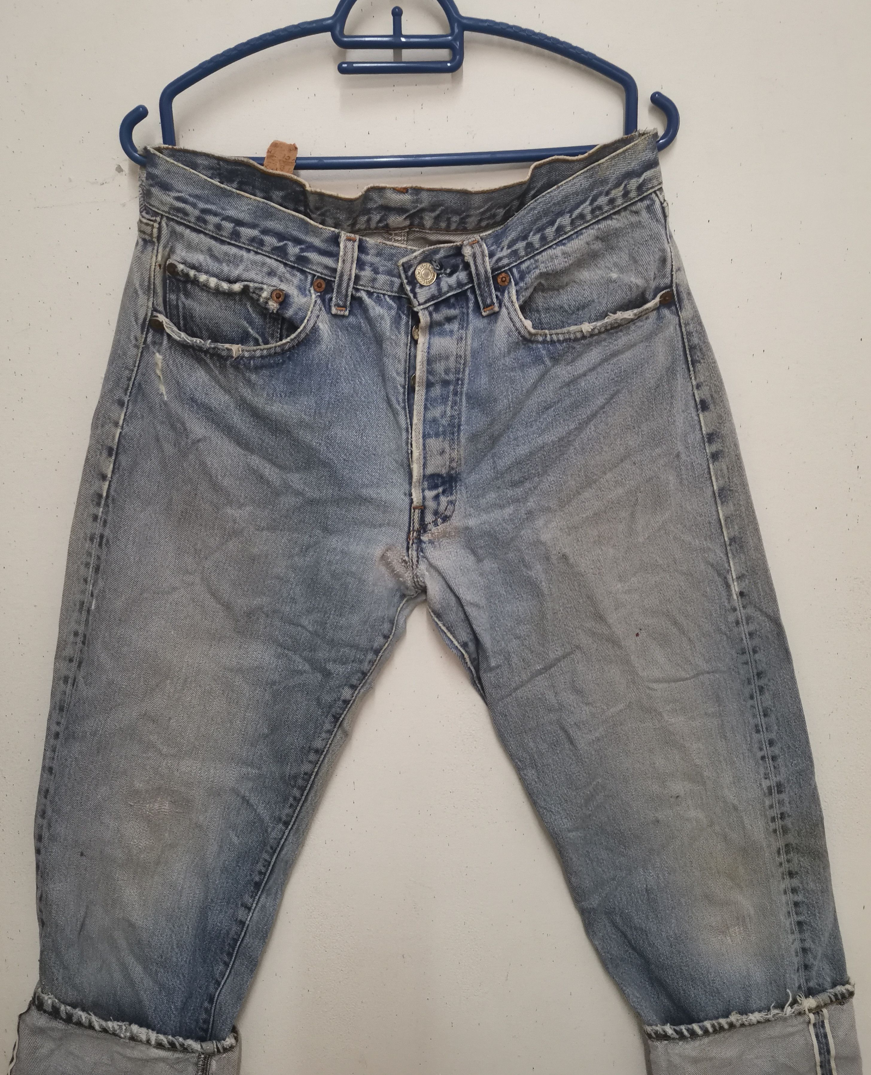 Levi's × Levi's Vintage Clothing Rare vintage Levi's small e red line denim Size US 31 - 2 Thumbnail