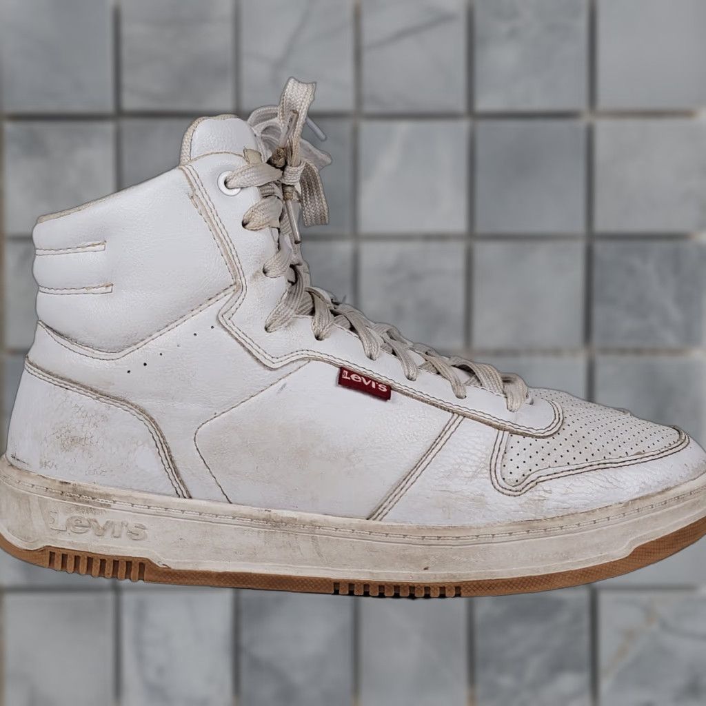 Levi's Levi's Sneaker Men Drive Hi Casual White 8.5 M Shoes Size US 9 / EU 42 - 1 Thumbnail