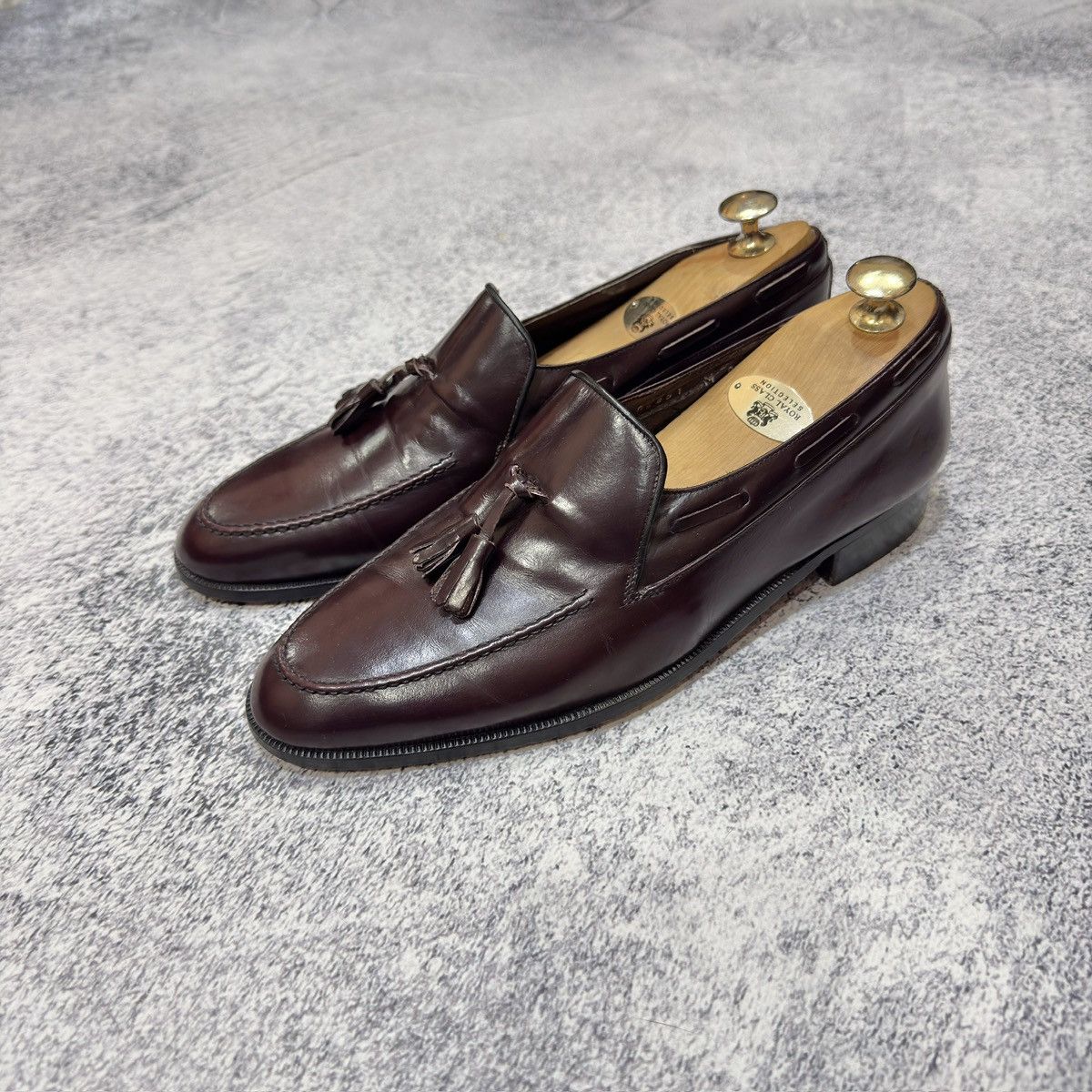 Bally Vintage Tassel Loafers US8 UK7 EU41 26cm