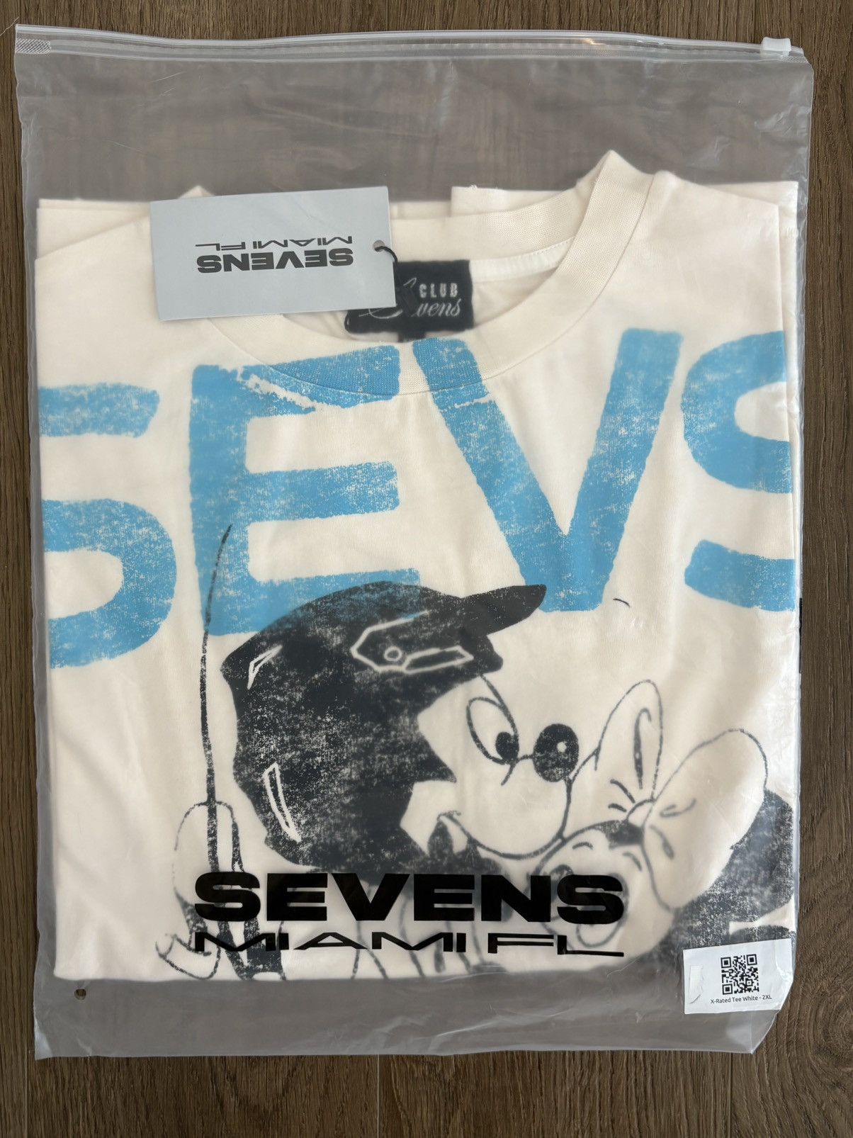TRIPLE SEVENS Triple Sevens X-rated White Miami Mickey Mouse Men’s 2XL Tee Size US XXL / EU 58 / 5 - 5 Thumbnail