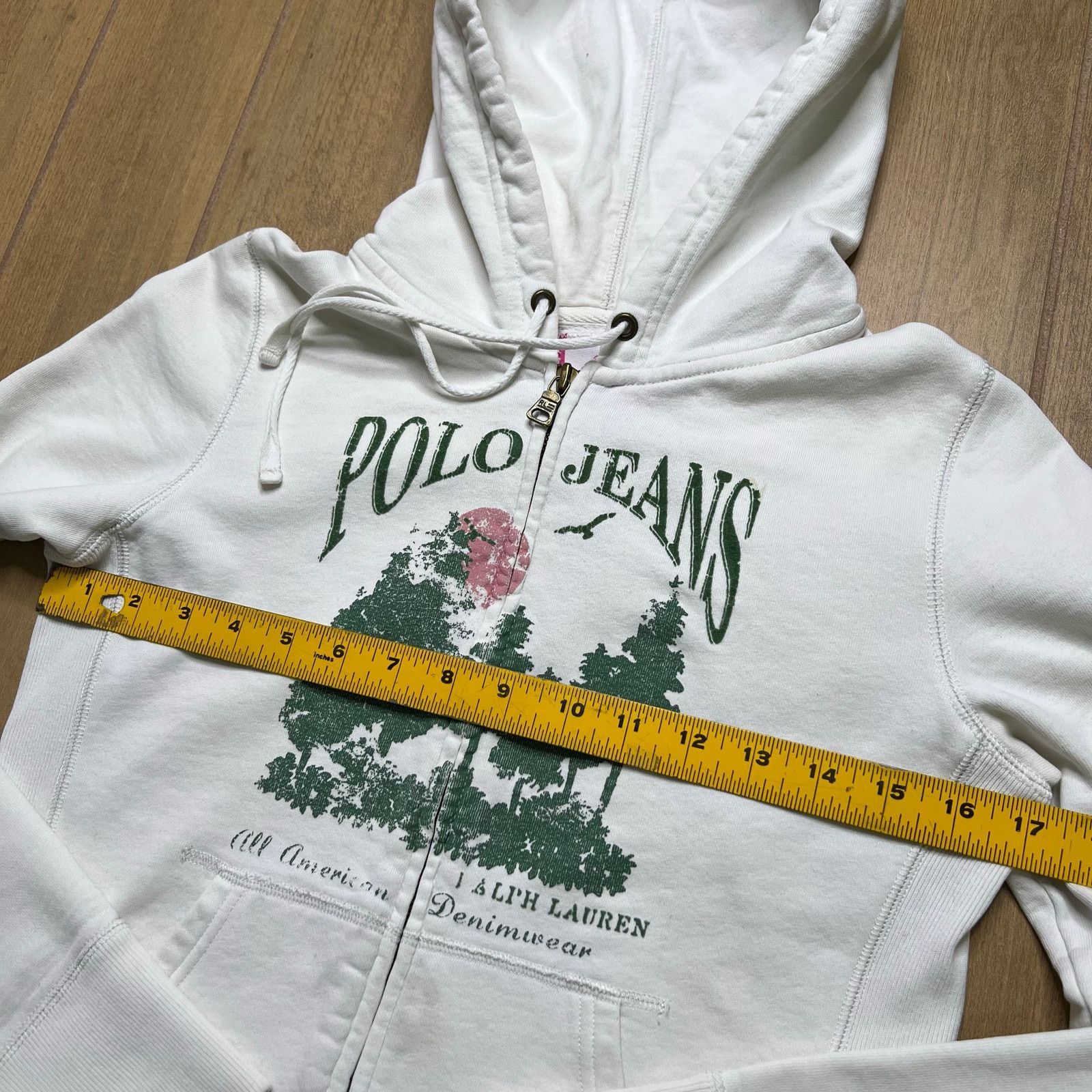 Polo Ralph Lauren Polo Jeans Co Ralph Lauren Full Zip Hoodie Women Medium Y2K Size M / US 6-8 / IT 42-44 - 5 Thumbnail