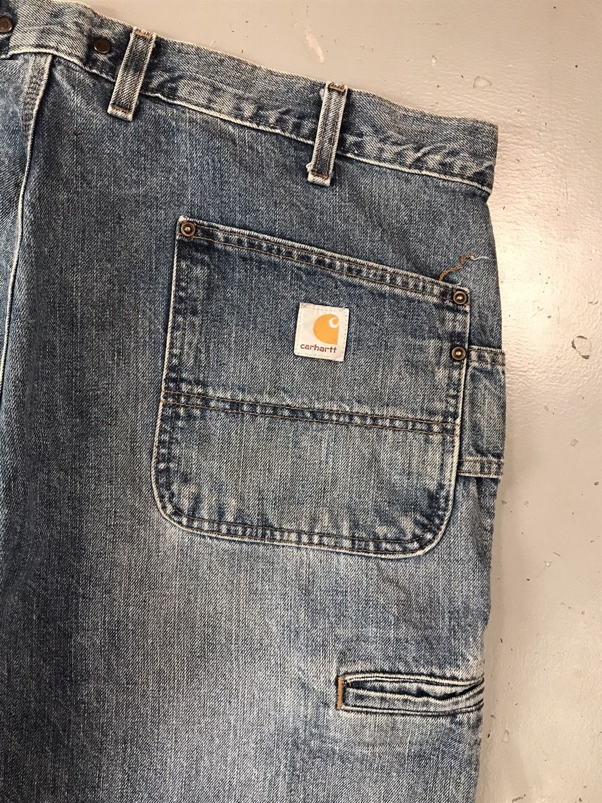 Carhartt Vintage Carhartt B193 LVN dusty double knee denim Size US 42 / EU 58 - 17 Thumbnail