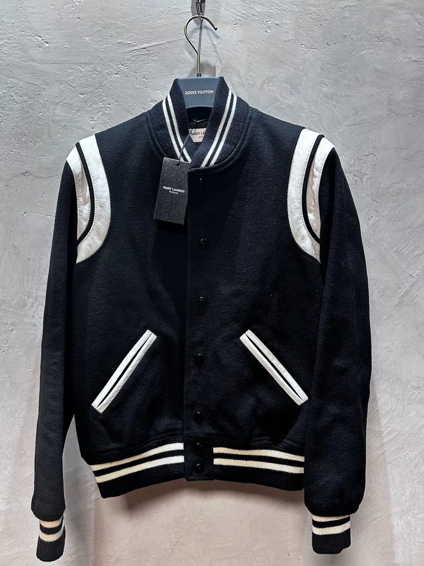 Black and White Baseball Jacket