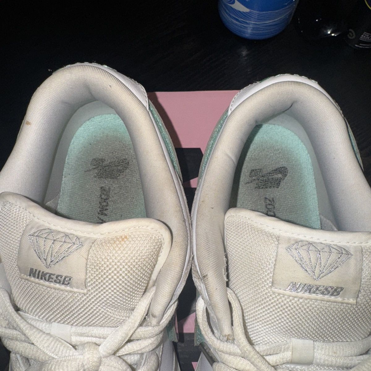 Diamond Supply Co. × Nike 2018 Nike SB Dunk Low x Diamond Supply Co White Size 10.5 Size US 10.5 / EU 43-44 - 4 Thumbnail