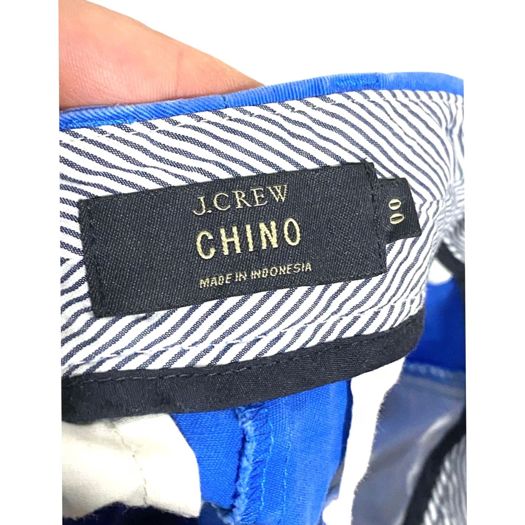 J.Crew VINTAGE J.Crew Blue Chino Shorts Womens 00 Casual Summer Preppy Vacation Beachy Short Size 24" / US 00 / IT 34 - 6 Thumbnail