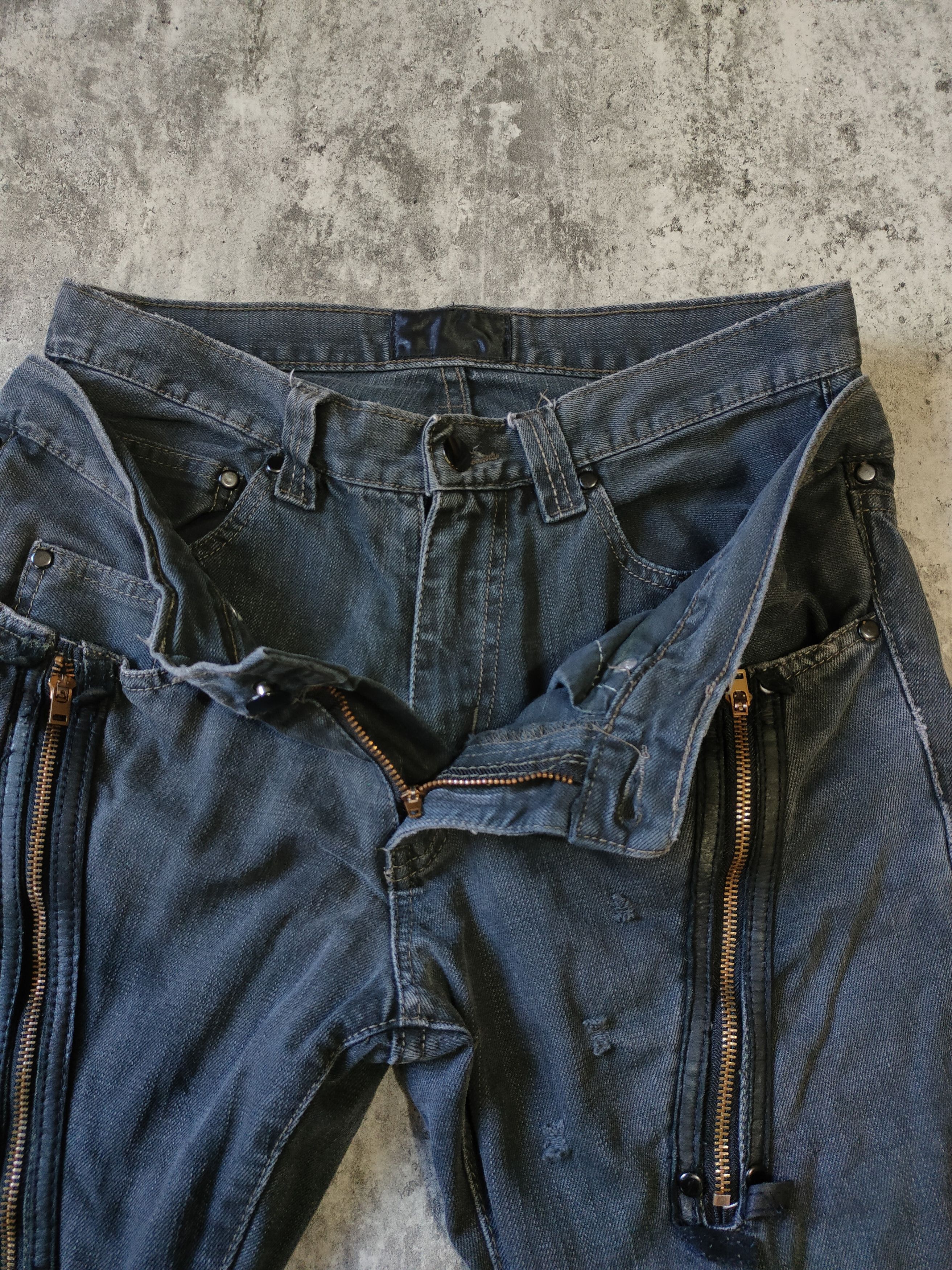 Hysteric Glamour Paper Double Weist Multipocket jeans Size US 31 - 7 Thumbnail