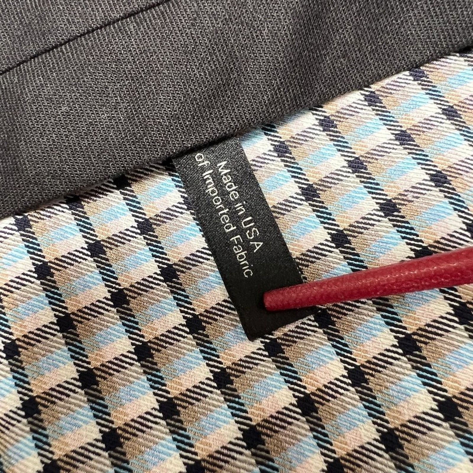 Theory Theory Treeca Slim Crop Pants Blue Check Size 8 Stretch Size 30" / US 8 / IT 44 - 7 Thumbnail